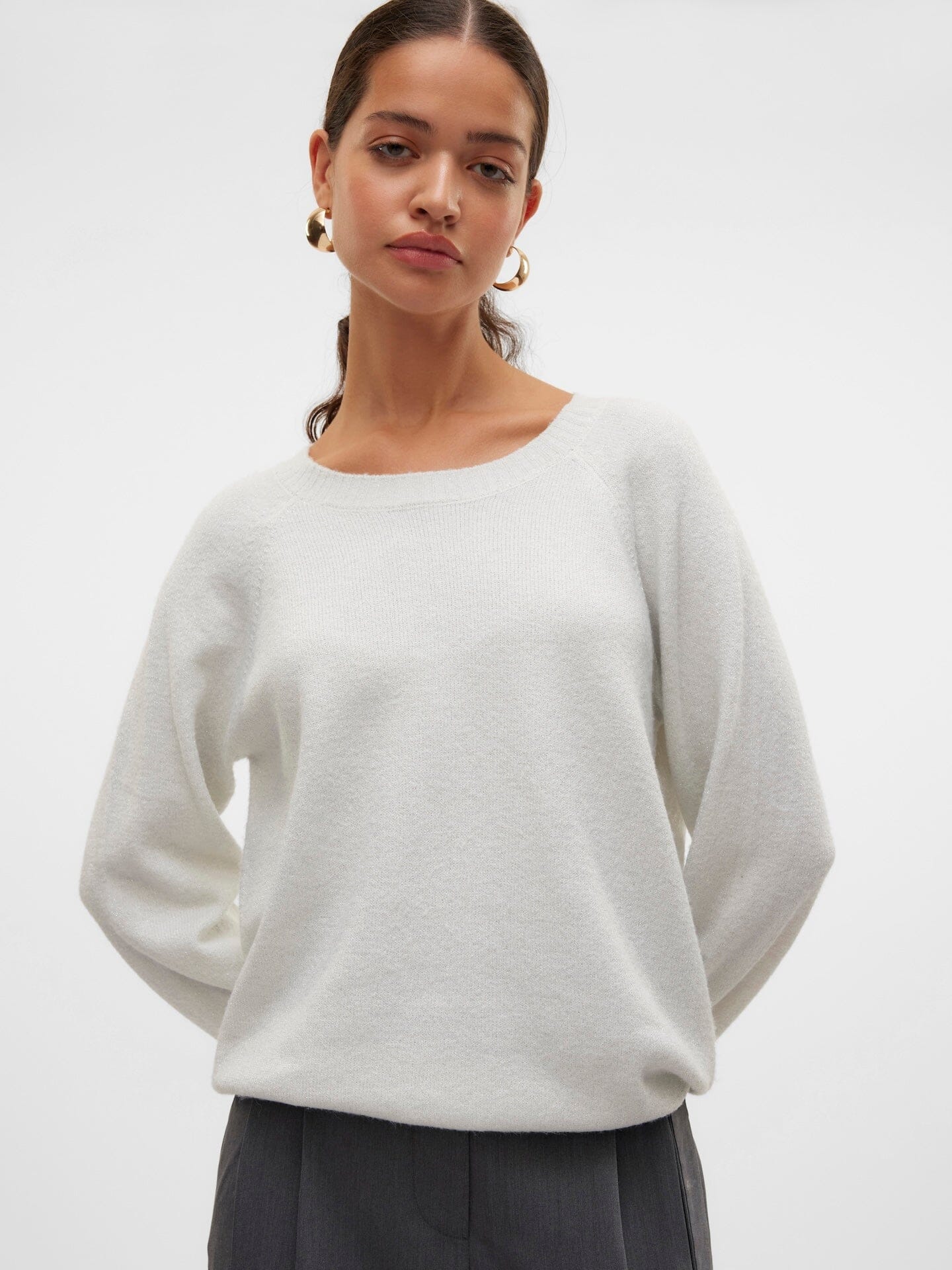 Doffyshine Knit | Snow White Sweater Vero Moda 