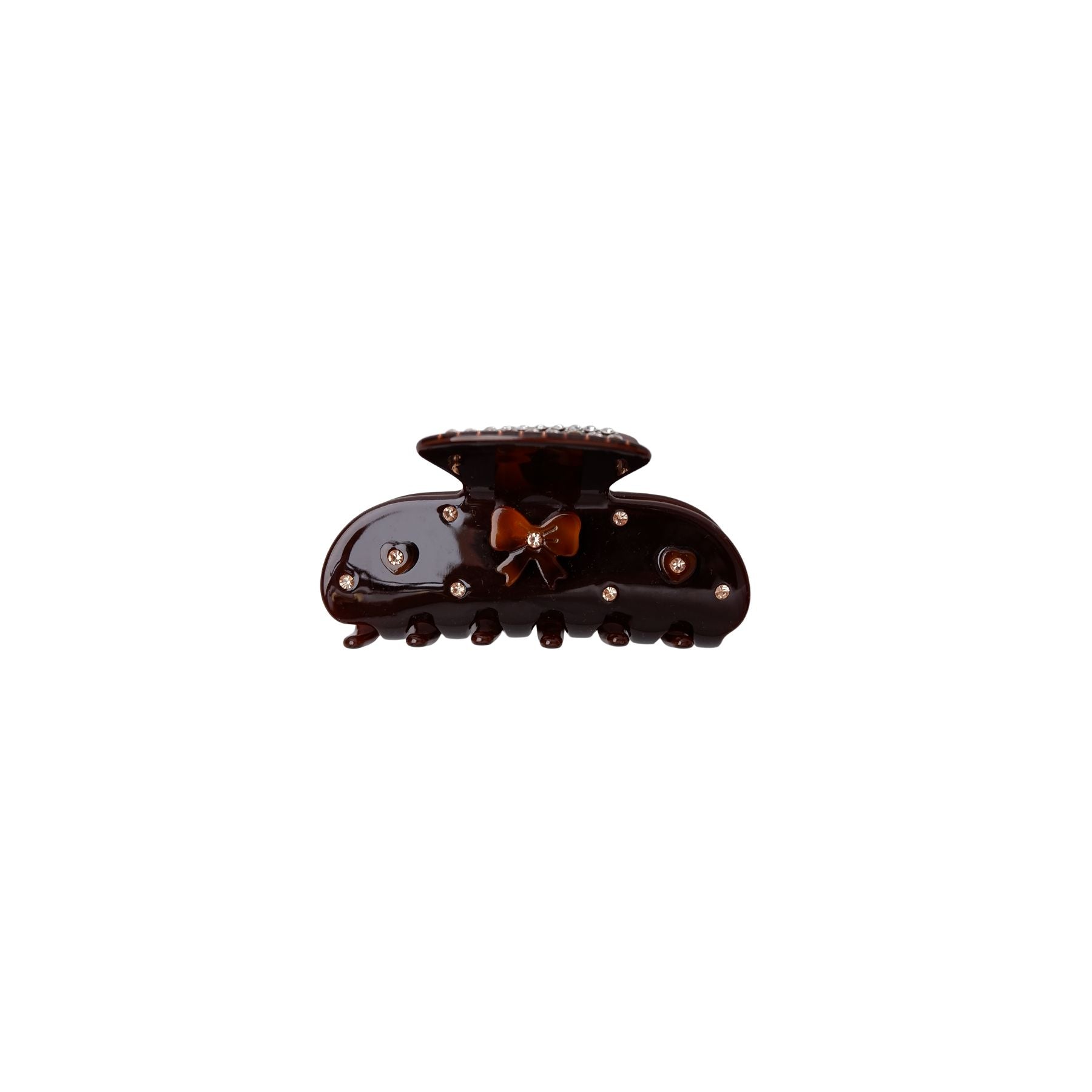 Dona Hair Claw | Coffee Hair Accessories Black Colour 