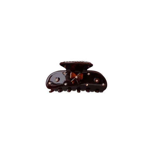 Dona Hair Claw | Coffee Hair Accessories Black Colour 