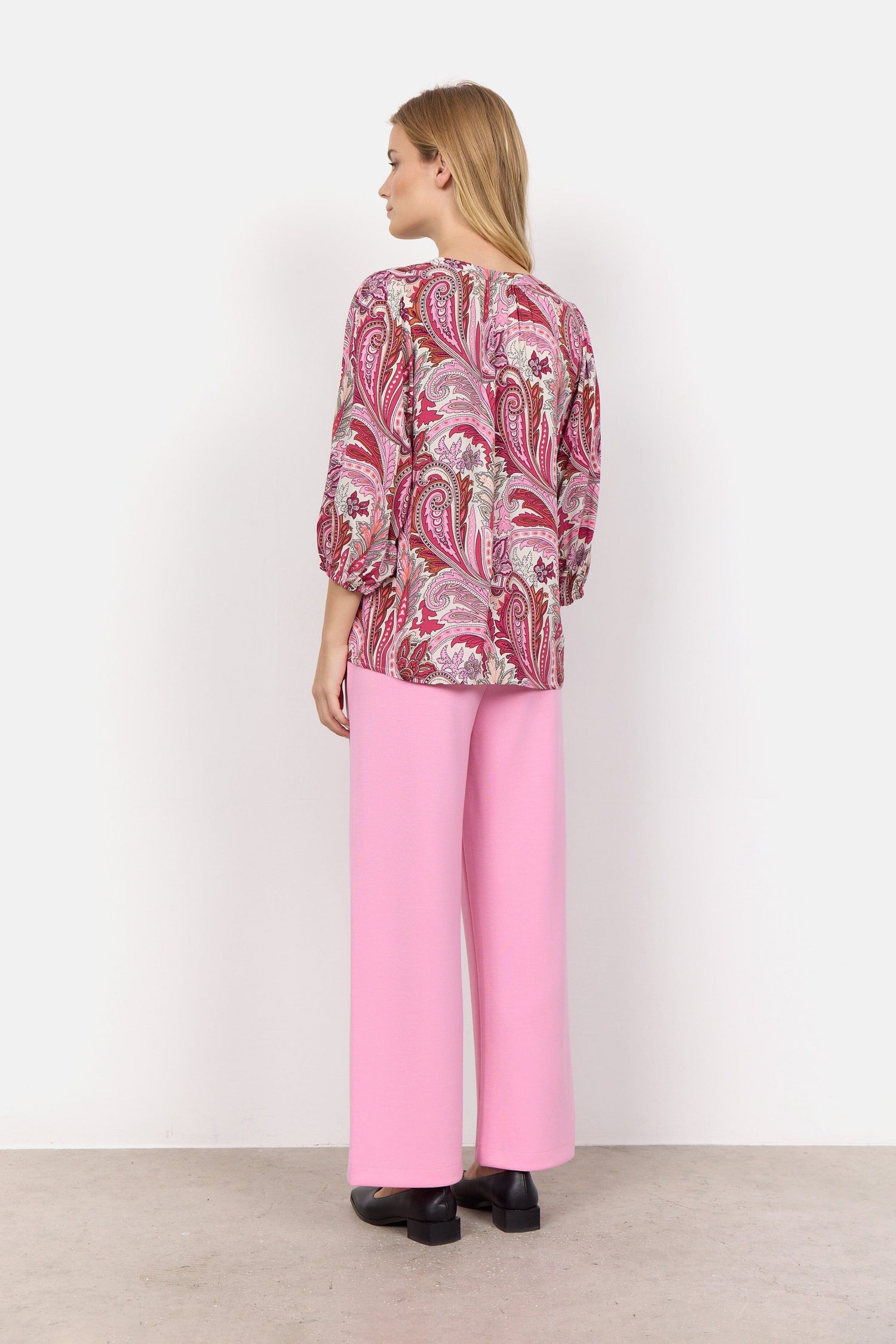Donia Blouse | Pink Blouse Soya Concept 