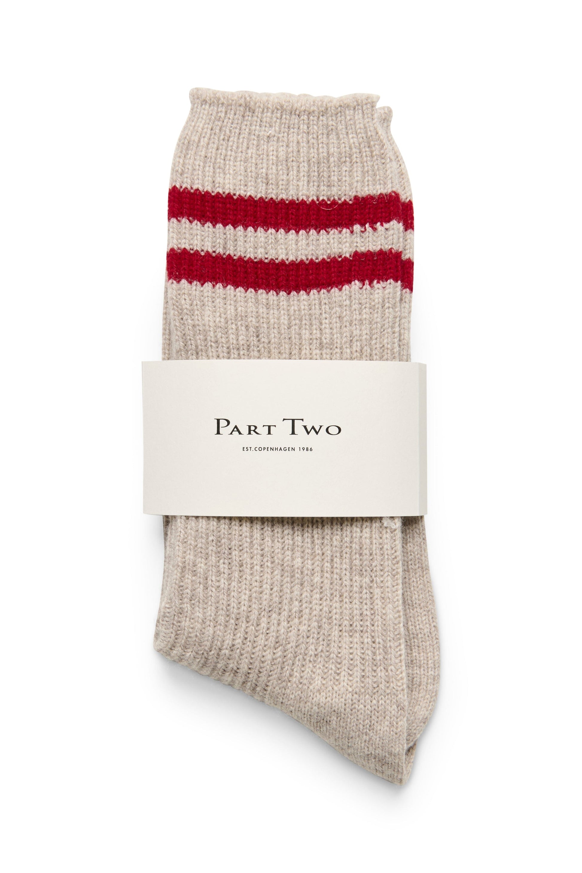 Dorin Socks | Natural Melange Stripe Socks Part Two 