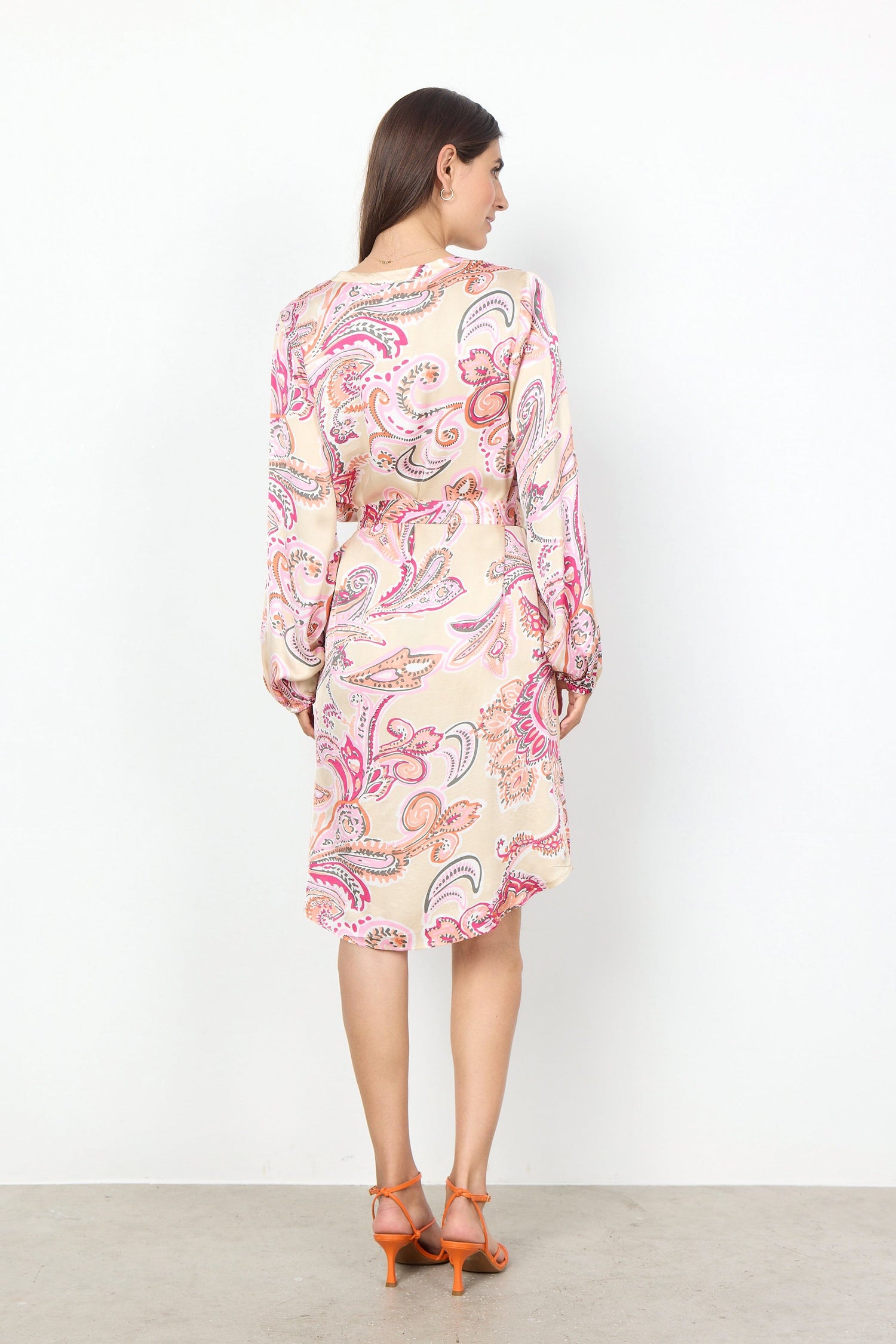 Dorina Dress | Pink Combi Dress Soya Concept 