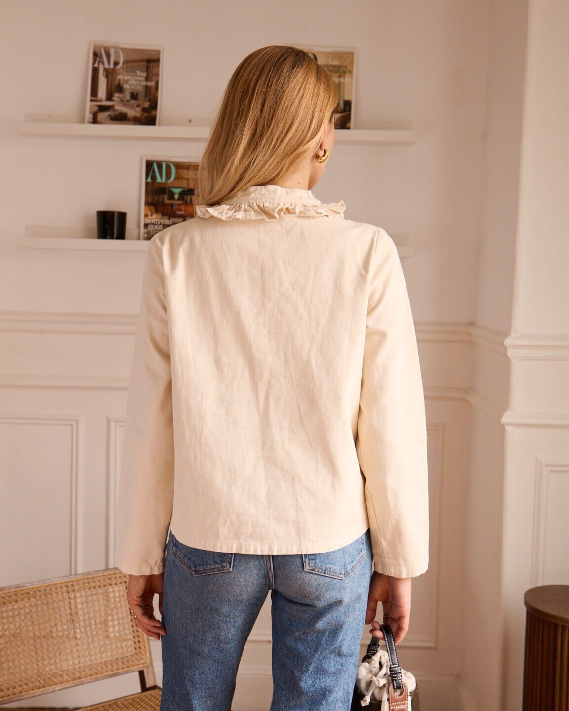Eden Jacket | Beige Jacket Parisienne Collection 