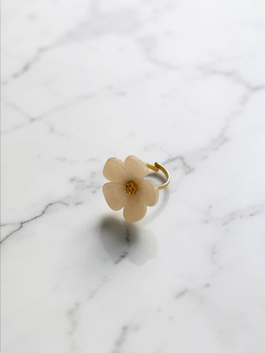 Elise Earrings - Pearl Flower Earrings French Edit 