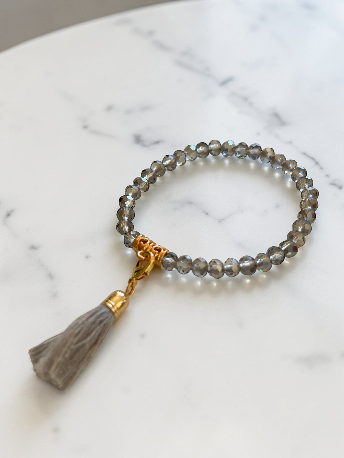 Ella Crystal Tassle Bracelet | Multi Colours Bracelet French Edit 