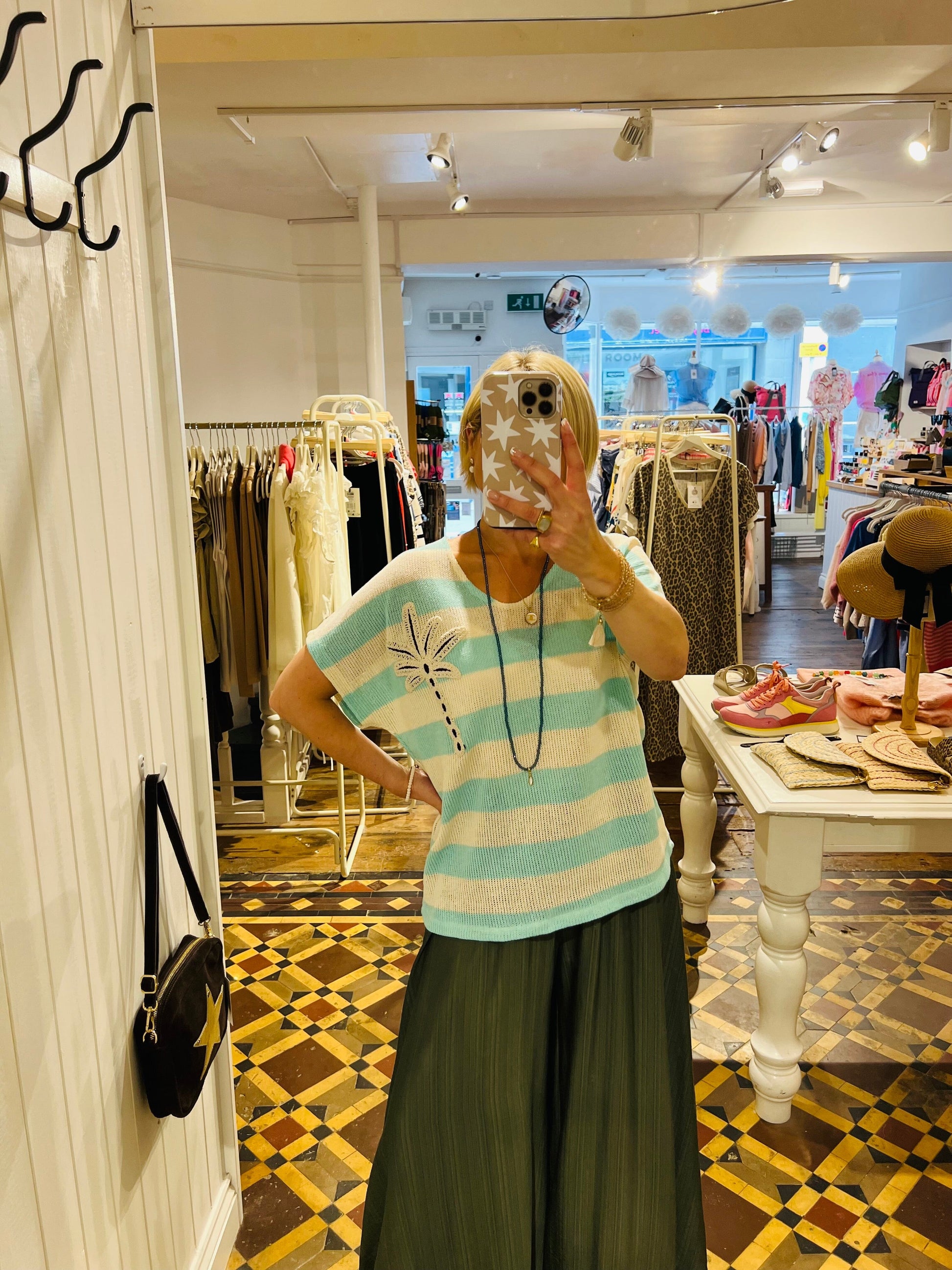 Elvira Tee | 4 Colours Shirt Parisienne Collection Aqua 