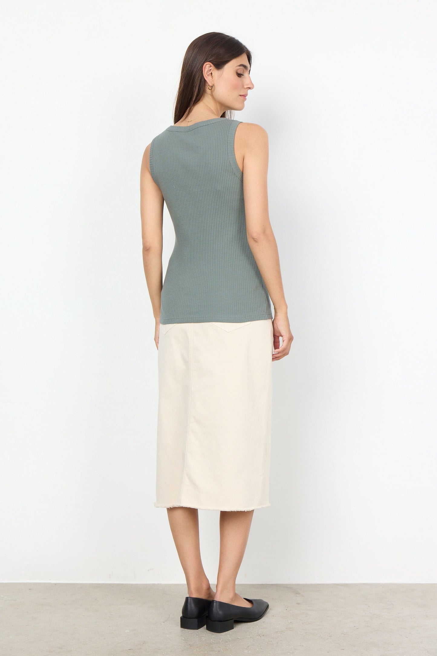 Erna Skirt | Cream Skirt Soya Concept 