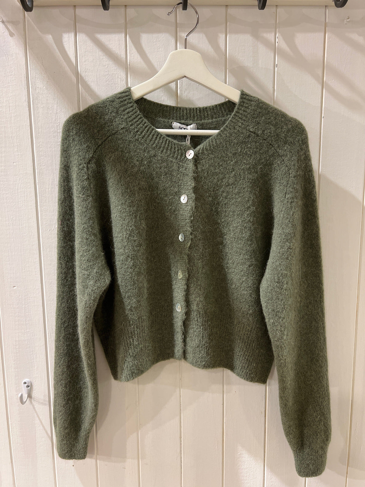 Etta Cardigan | 10 Colours Jumper Miss Sugar Khaki 