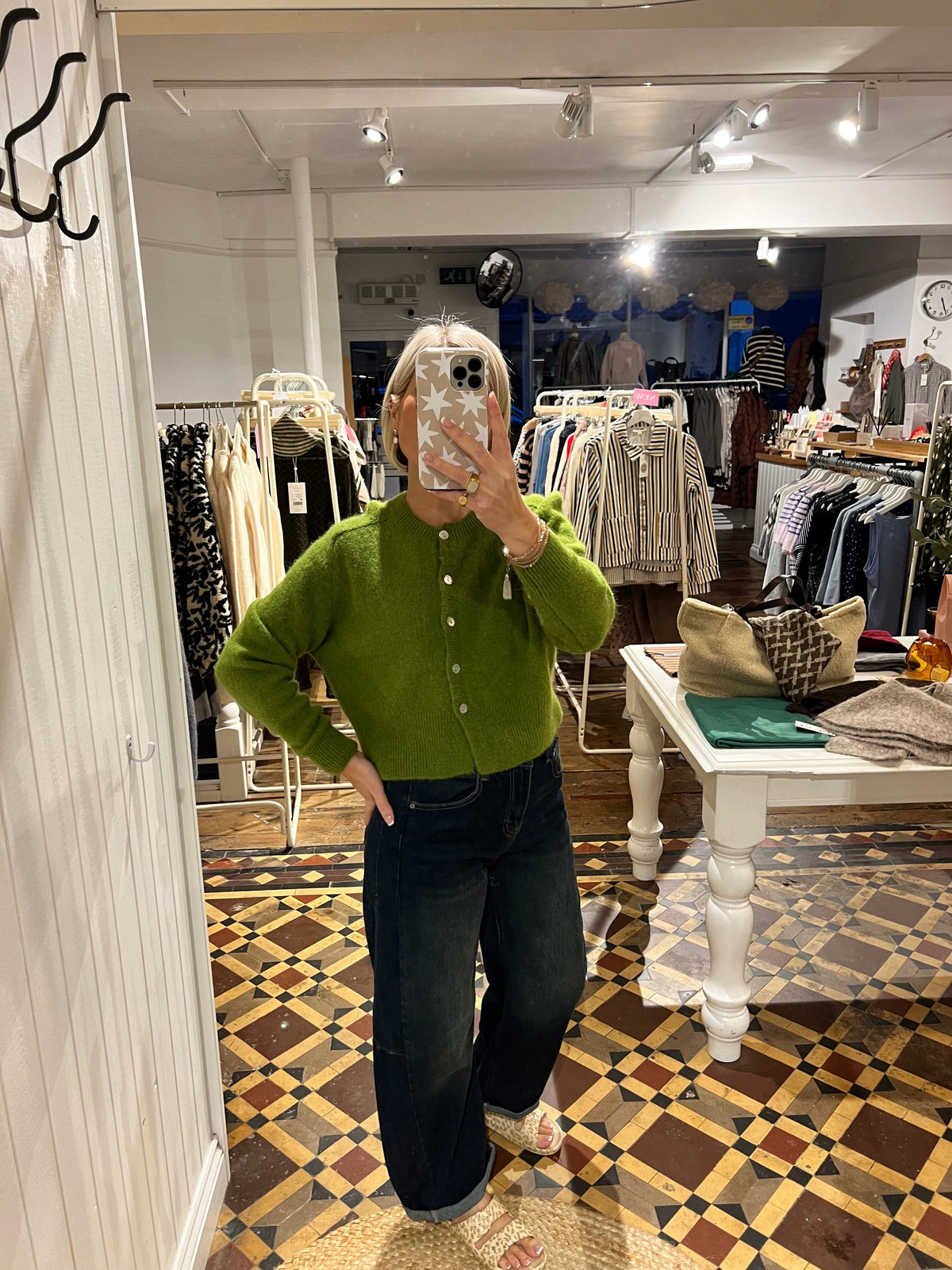 Etta Cardigan | 10 Colours Jumper Miss Sugar Lime 