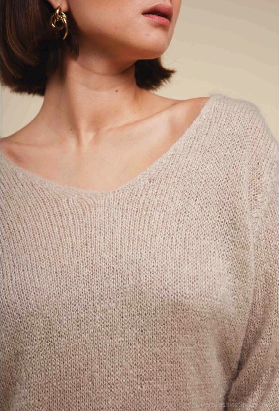 Eve V Neck Jumper | 9 Colours Knitwear Parisienne Collection 