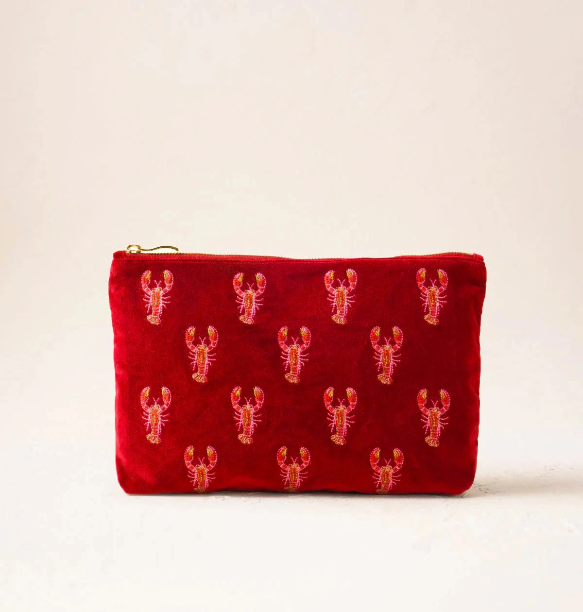 Everyday Pouch | Lobster | Rouge Make up Bag Elizabeth Scarlett 