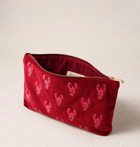 Everyday Pouch | Lobster | Rouge Make up Bag Elizabeth Scarlett 