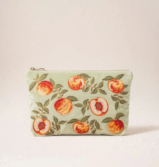 Everyday Pouch | Summer Peach | Celadon Make up Bag Elizabeth Scarlett 
