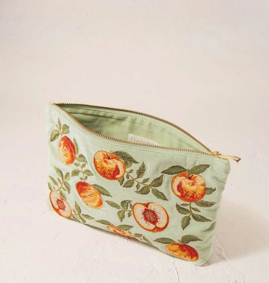 Everyday Pouch | Summer Peach | Celadon Make up Bag Elizabeth Scarlett 