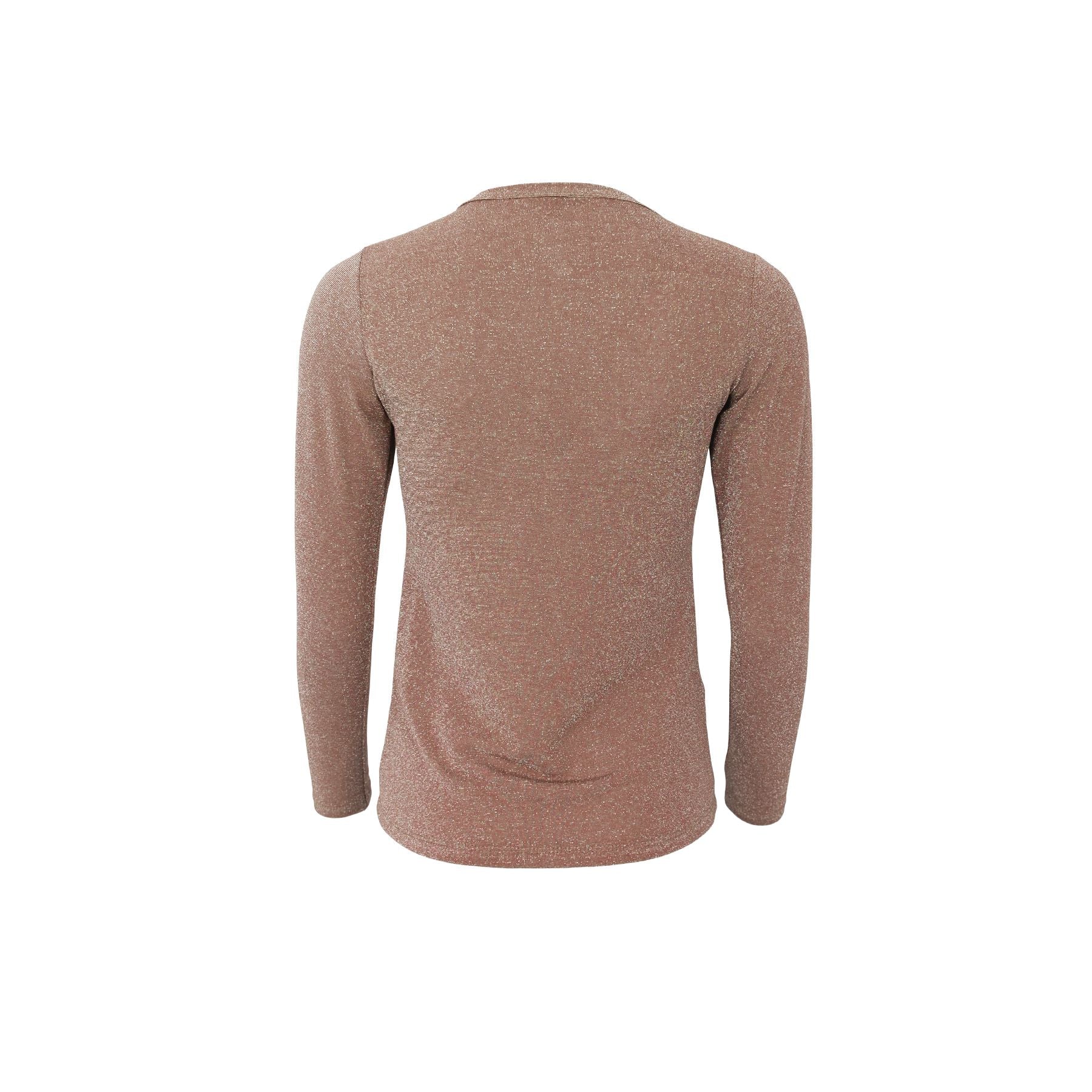 Faye Lurex Blouse | Golden Taupe Shirts & Tops Black Colour 