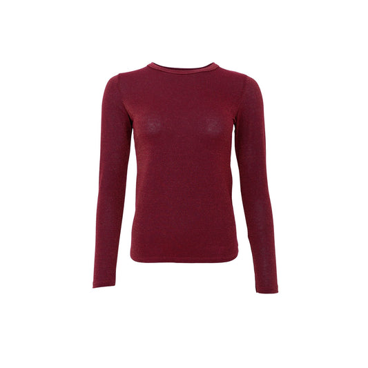 Faye Lurex Blouse | Plum Shirts & Tops Black Colour 
