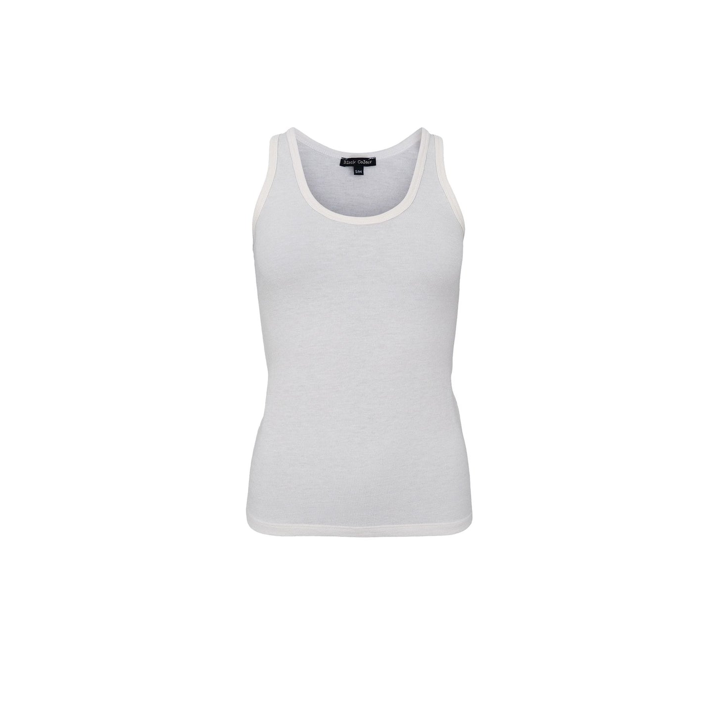 Faye Lurex Top | Off White Shirts & Tops Black Colour 