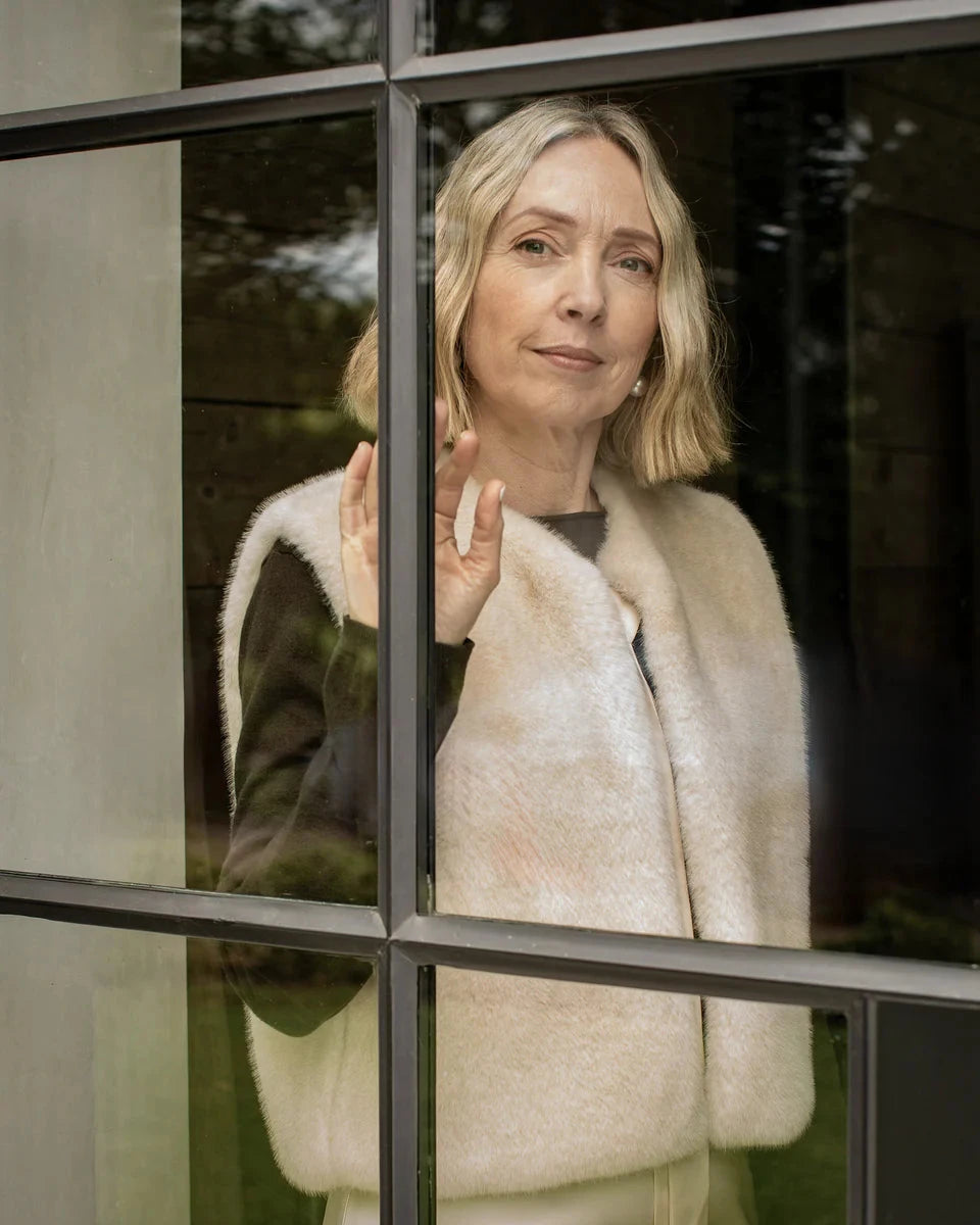 Felicity Gilet | Bone White Gilet Chalk 