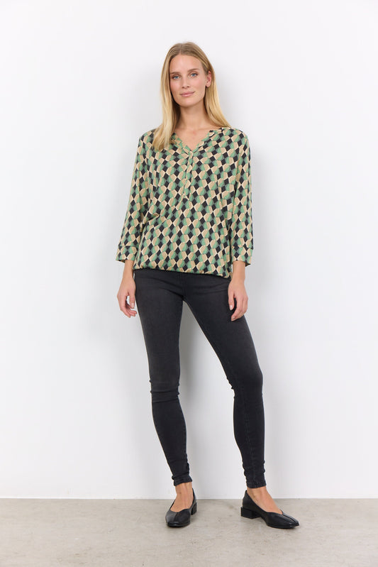 Felicity Shirt | Green Blouse Soya Concept 