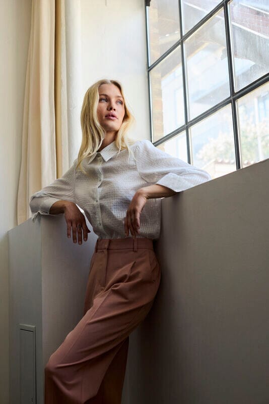 Fien Pants | Cafe Creme Trousers B.Copenhagen 