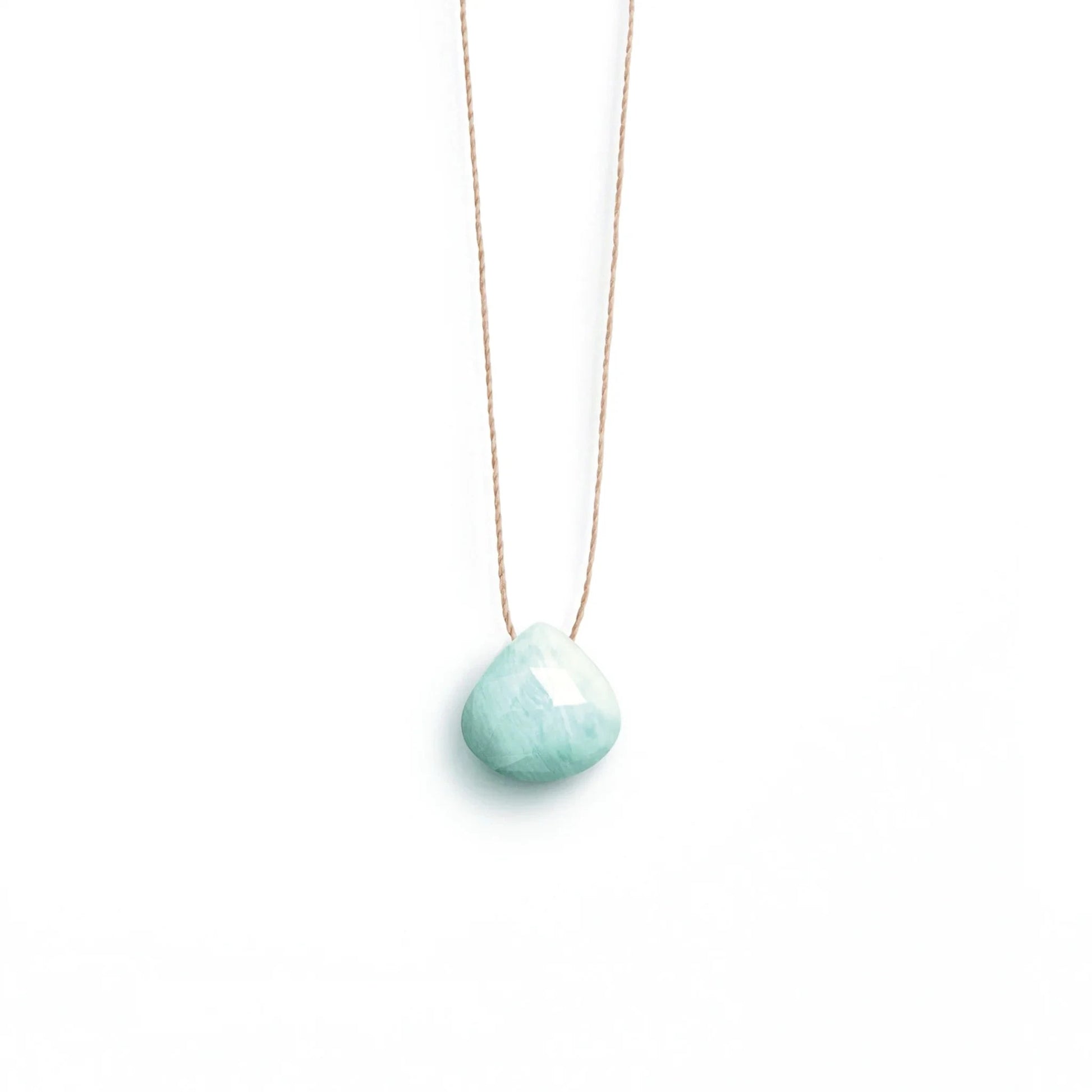 Fine Cord Necklace | Amazonite Necklaces Wanderlust Life 