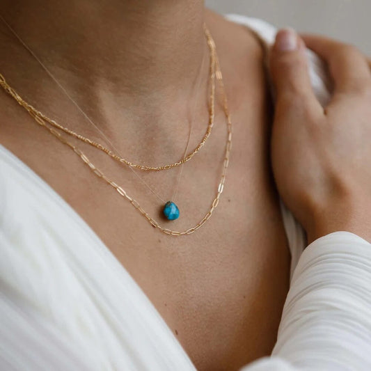 Fine Cord Necklace | Mohave Tuquoise Wanderlust Life 