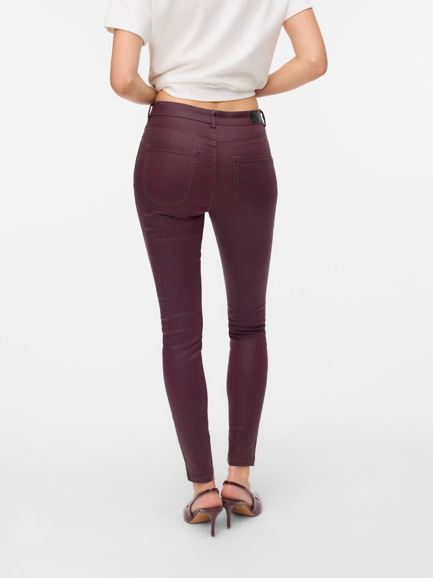 Flash Skinny Trousers | Chocolate Torte Trousers Vero Moda 