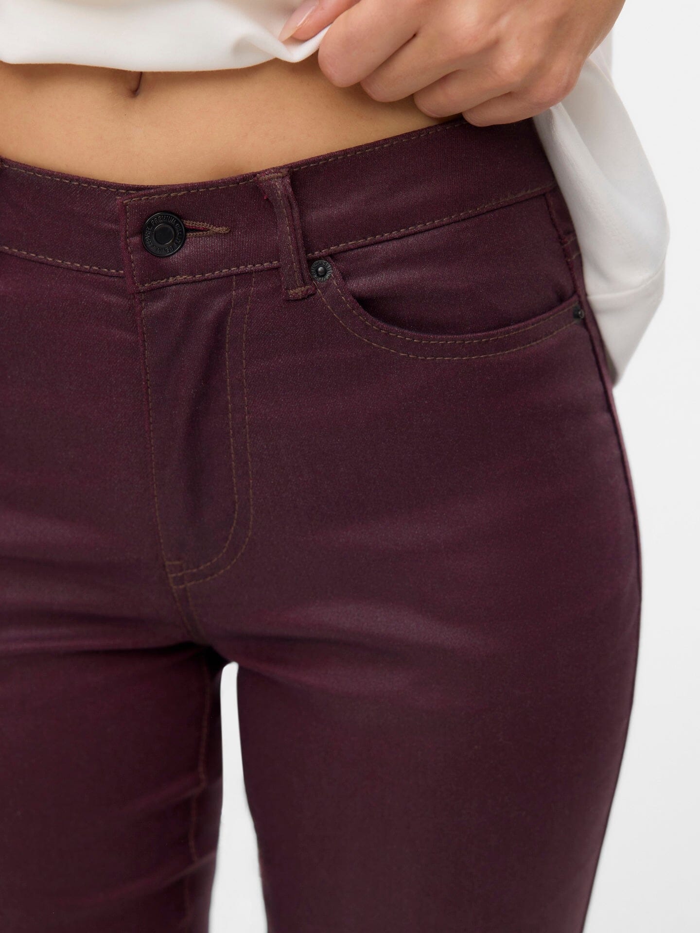 Flash Skinny Trousers | Chocolate Torte Trousers Vero Moda 