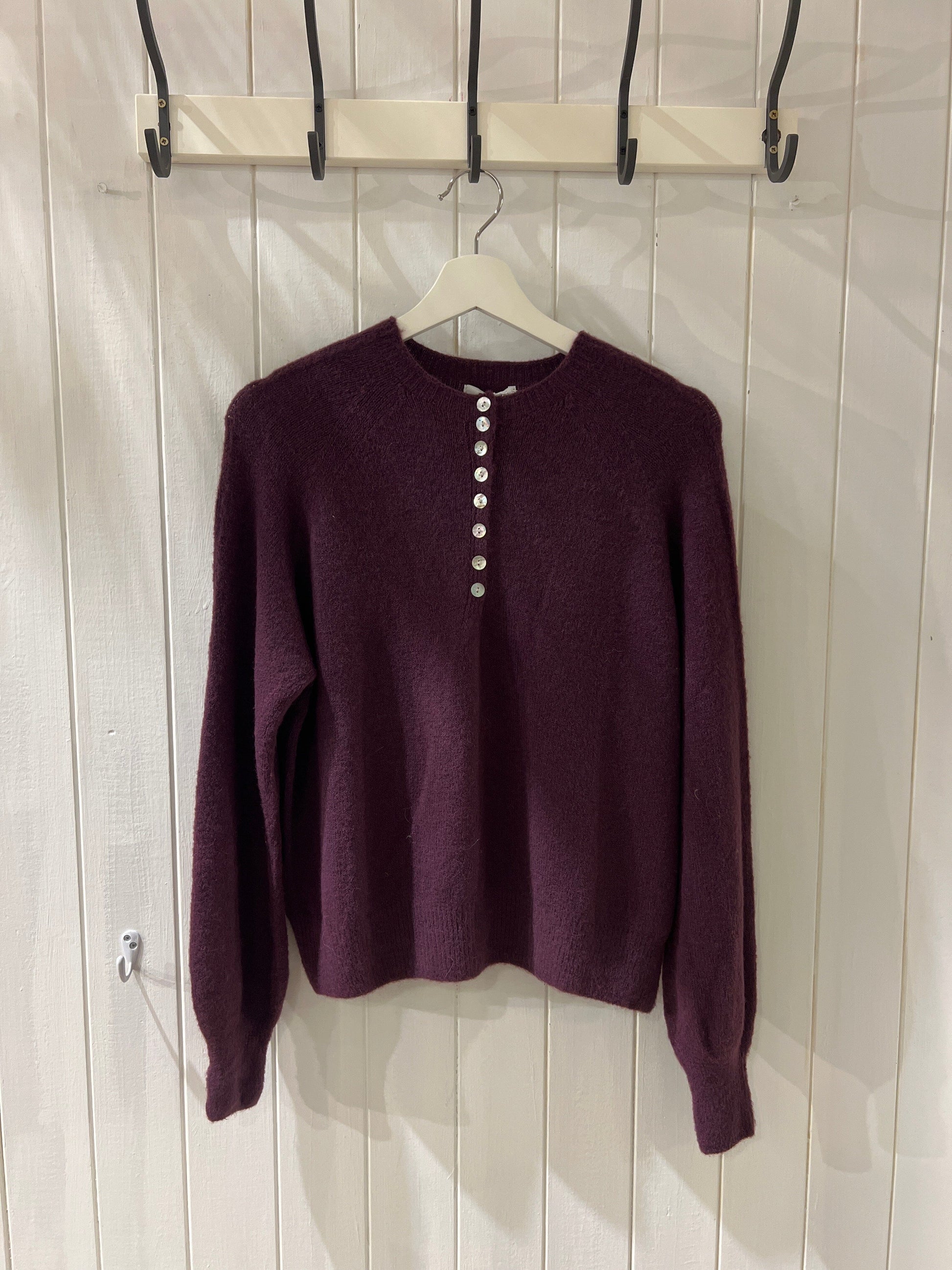Florence | Baby Alpaca Jumper | 6 Colours Jumper Miss Sugar Aubergine 
