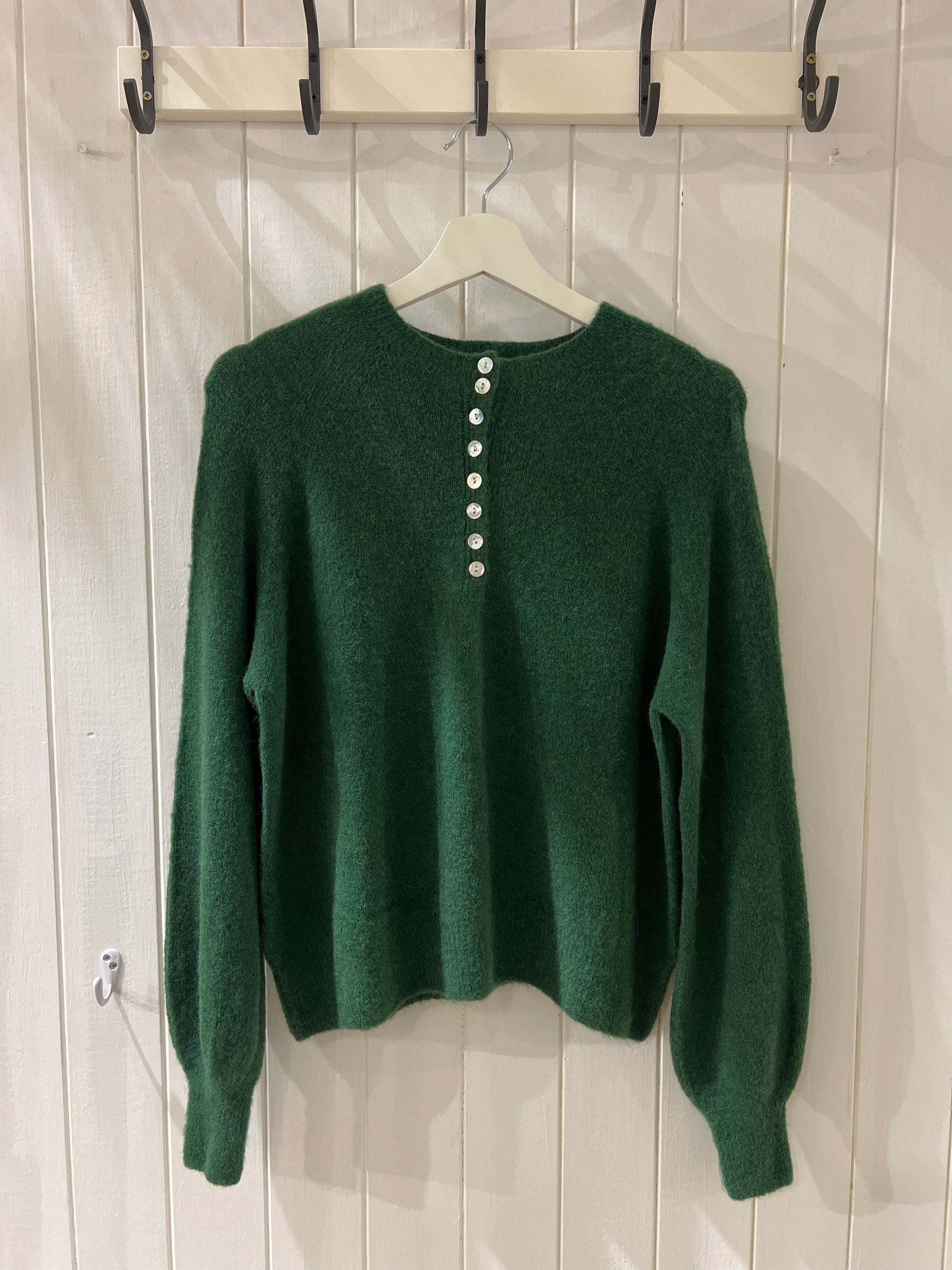 Florence | Baby Alpaca Jumper | 6 Colours Jumper Miss Sugar Forest Green 