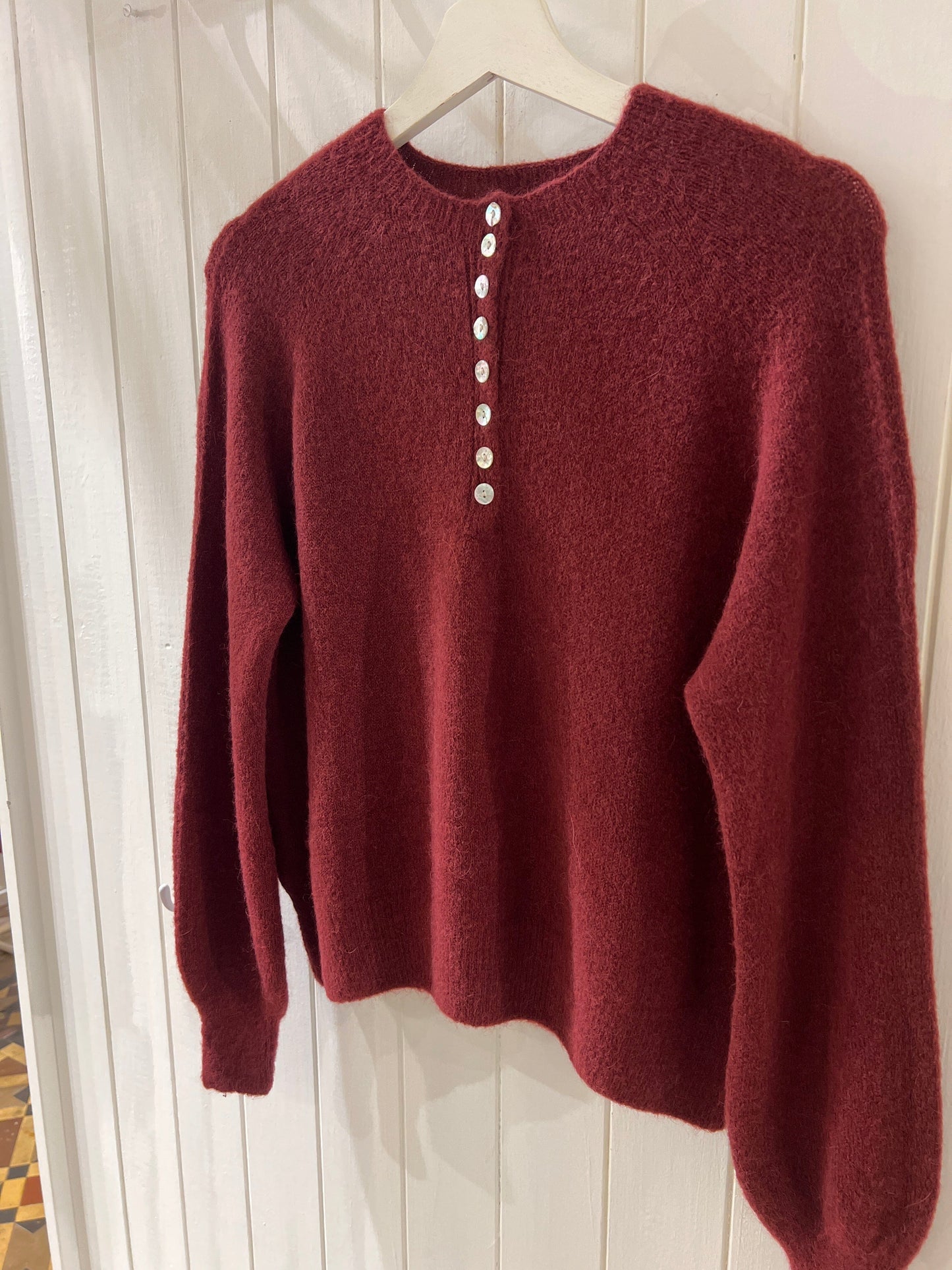 Florence | Baby Alpaca Jumper | 6 Colours Jumper Miss Sugar Wine 