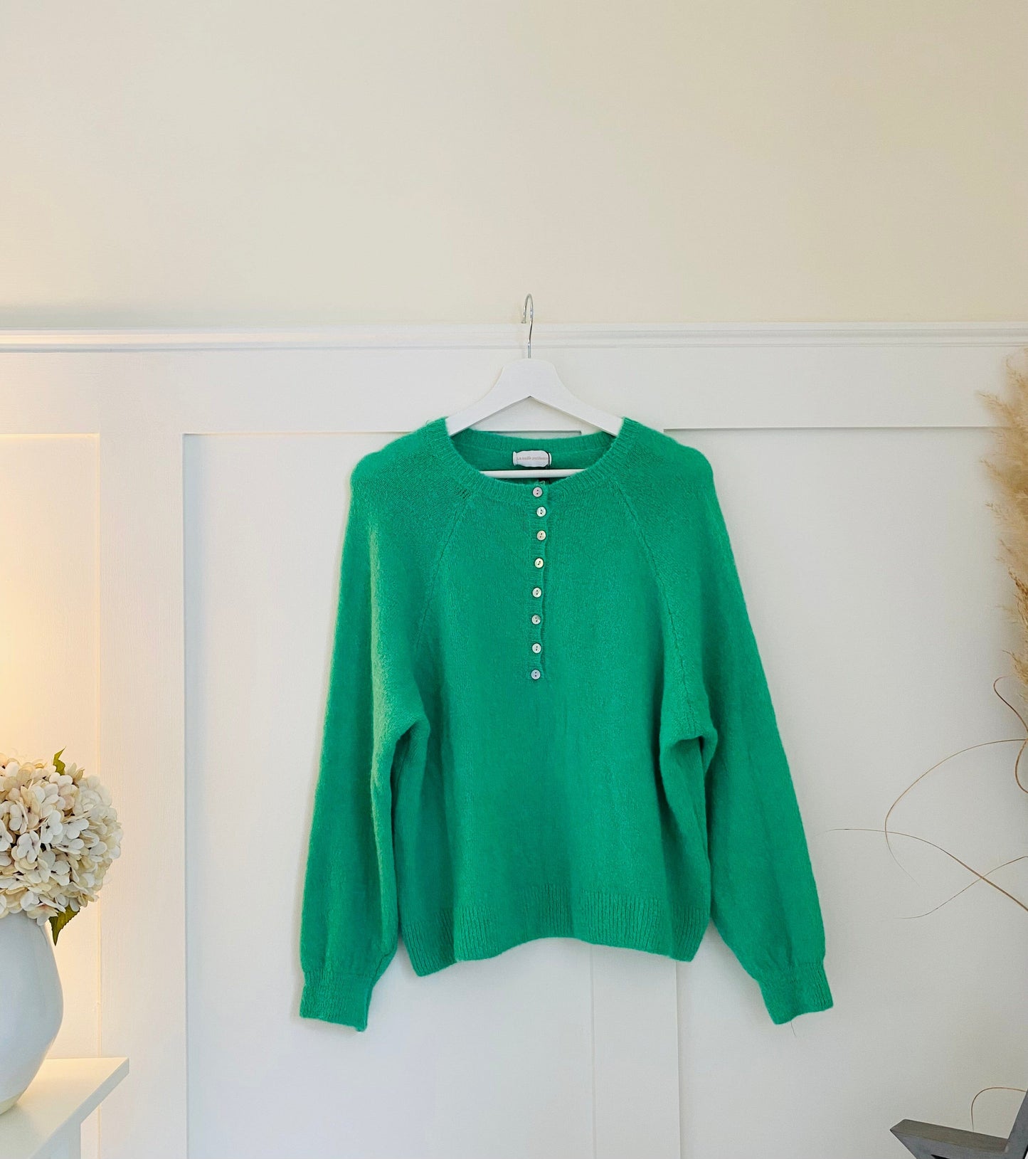 Florence | Baby Alpaca Jumper | 9 Colours Jumper Parisienne Collection Green Flash 