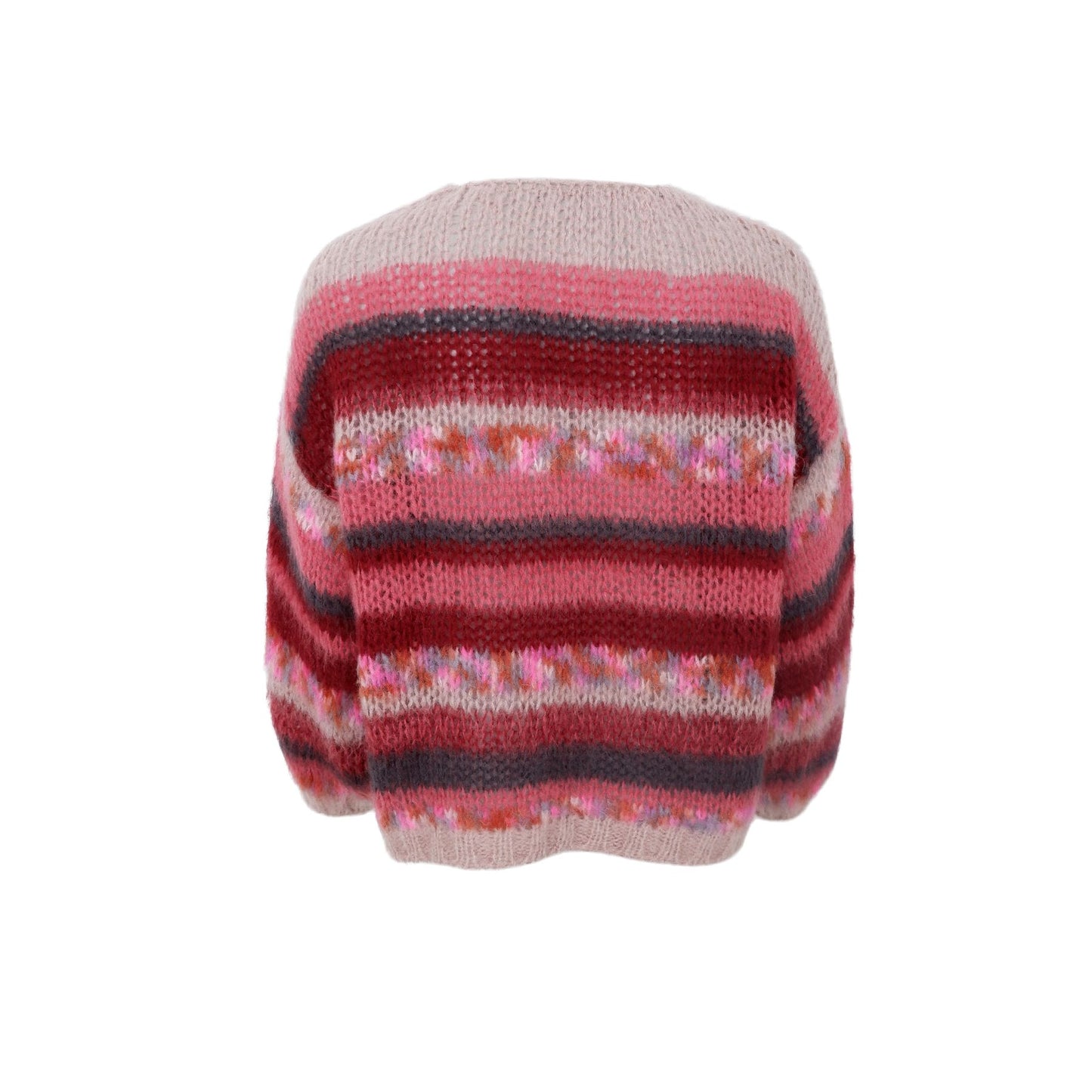 Fontana Multi Stripe Cardigan | Berry Cardigan Black Colour 