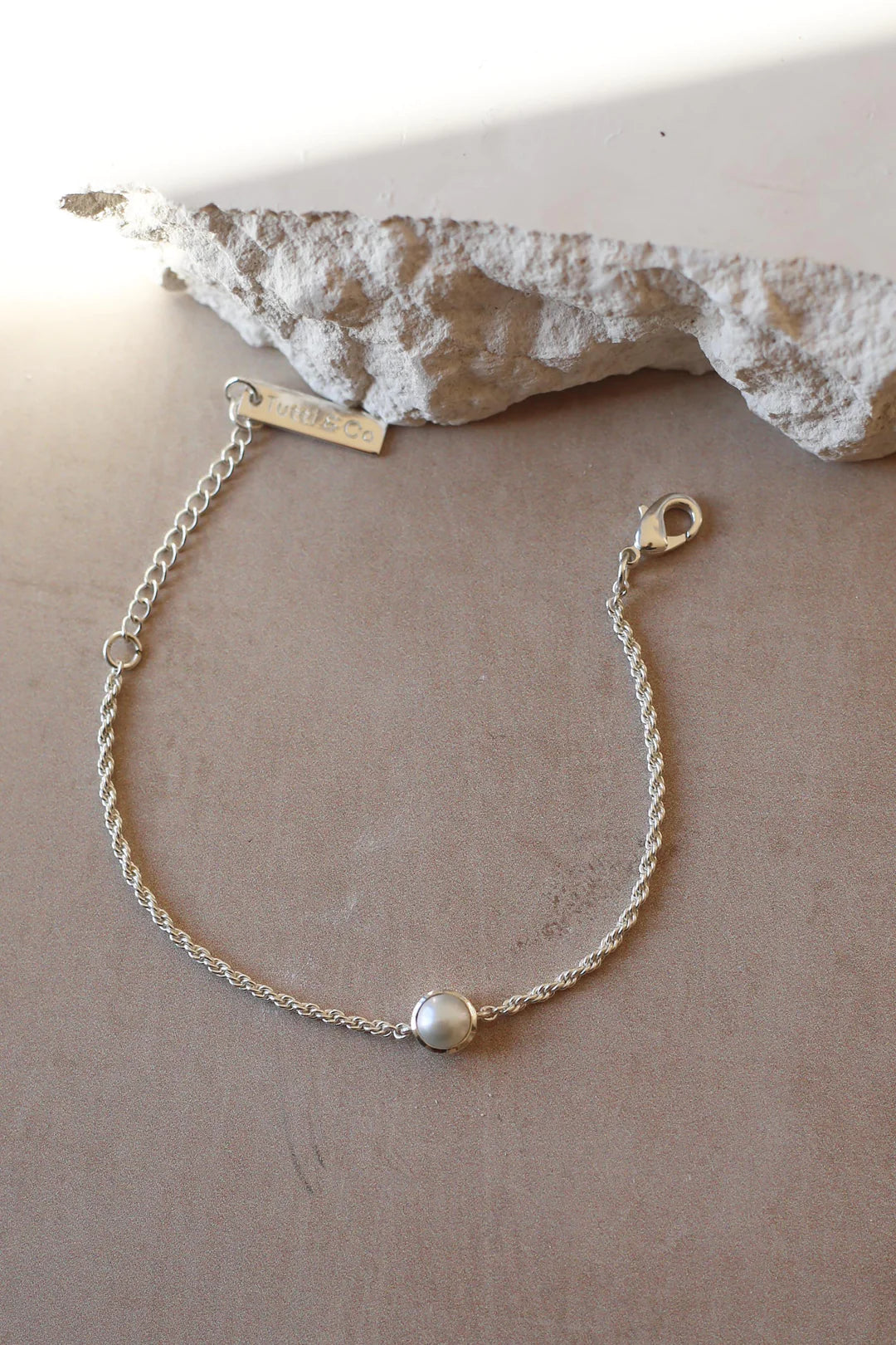 Freshwater Pearl Bracelet | Silver Bracelet Tutti & Co 