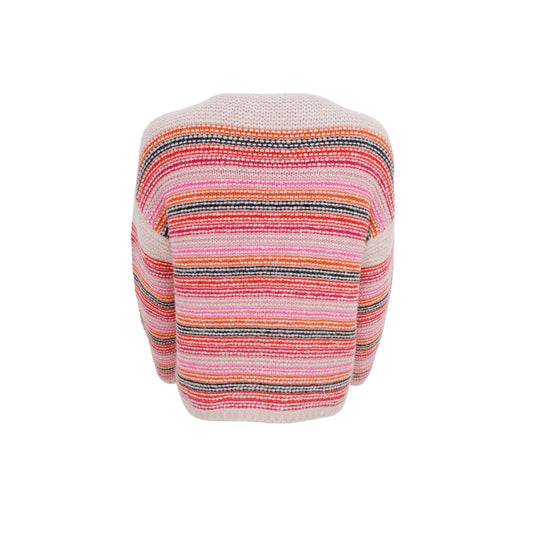 Georgia Knit Jumper | Pink Knitwear Black Colour 