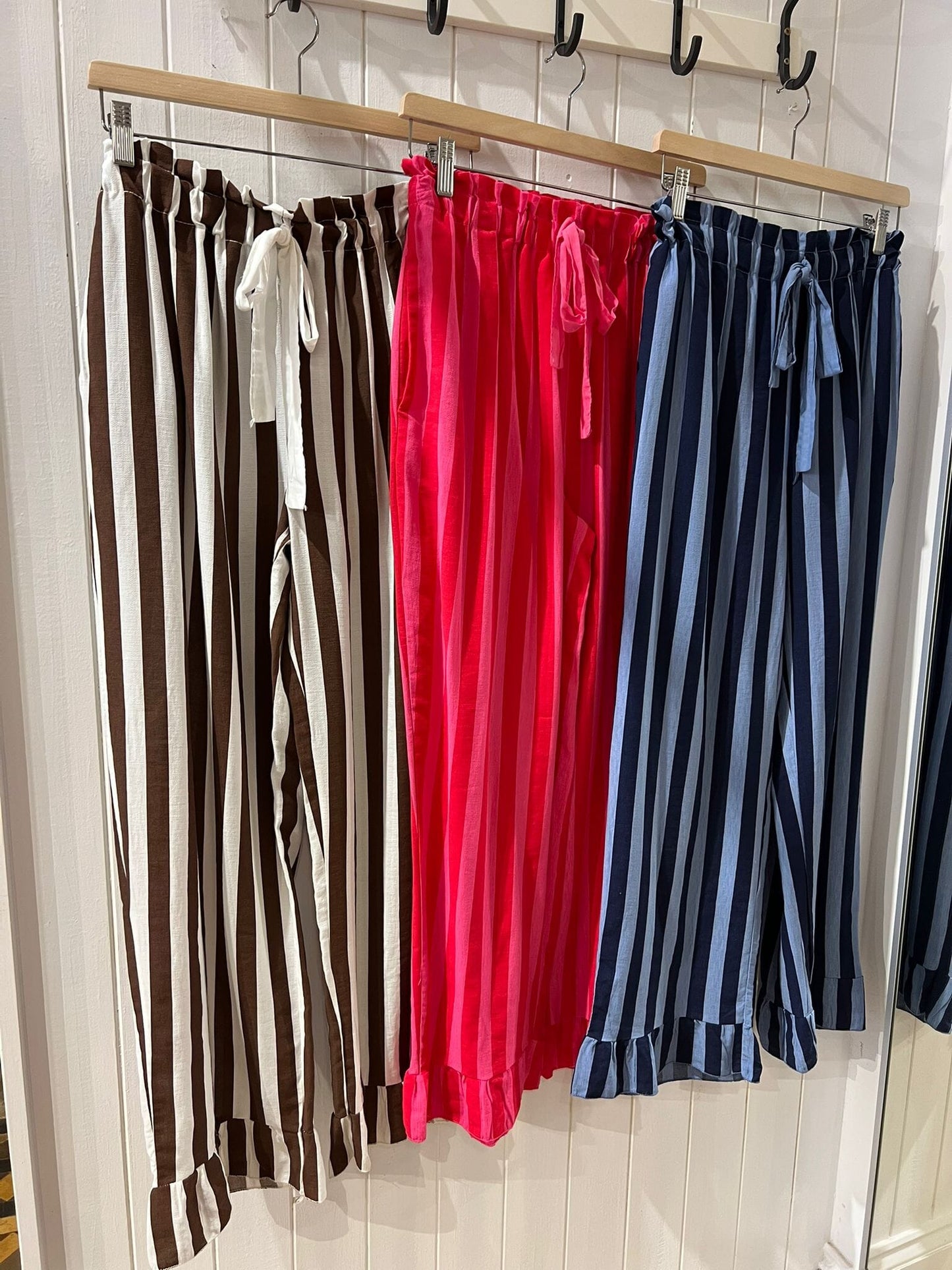 Ginevra Stripe Trousers | Brown Trousers Parisienne Collection 