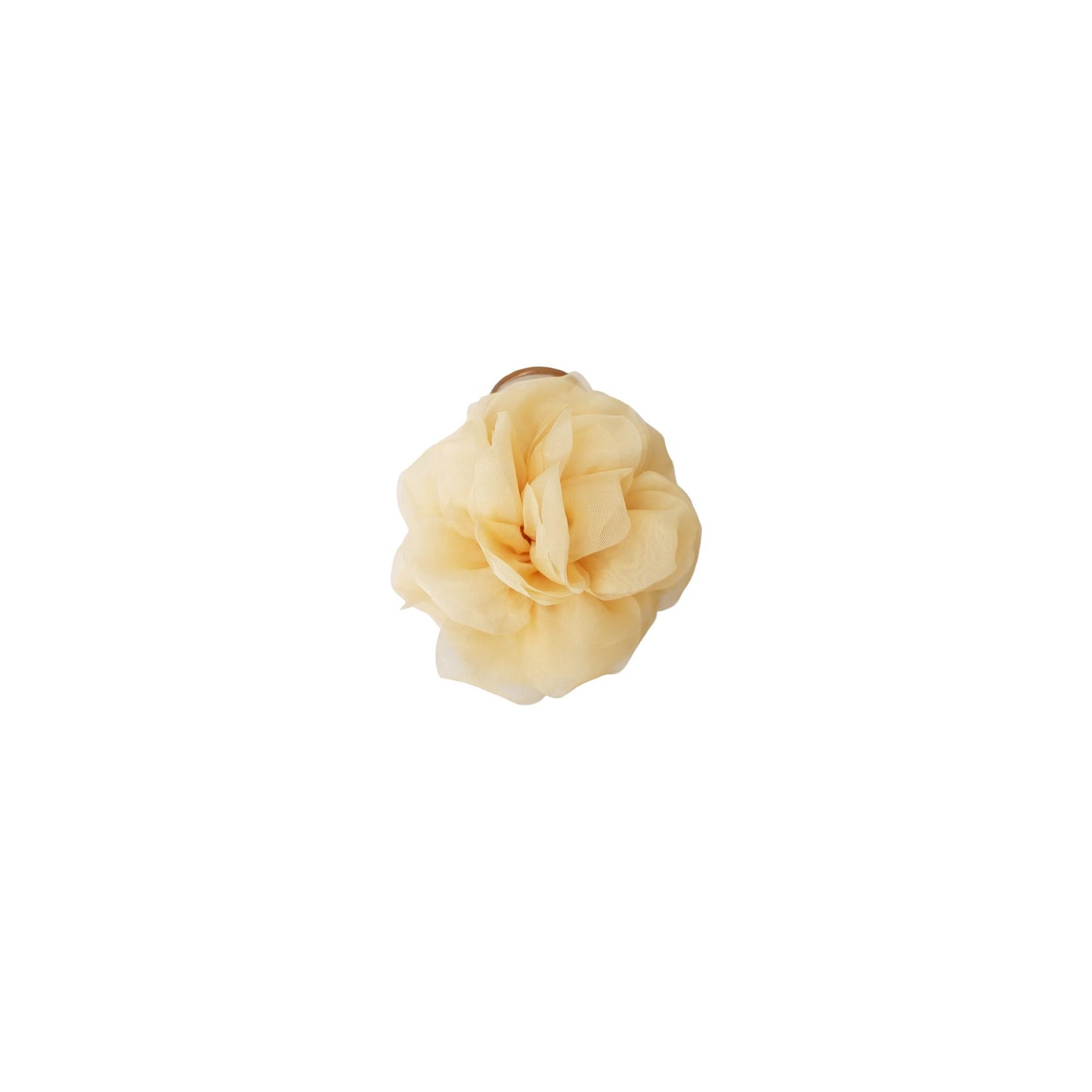 Glassy Flower Hair Claw | 2 Colours Hair Accessories Black Colour 