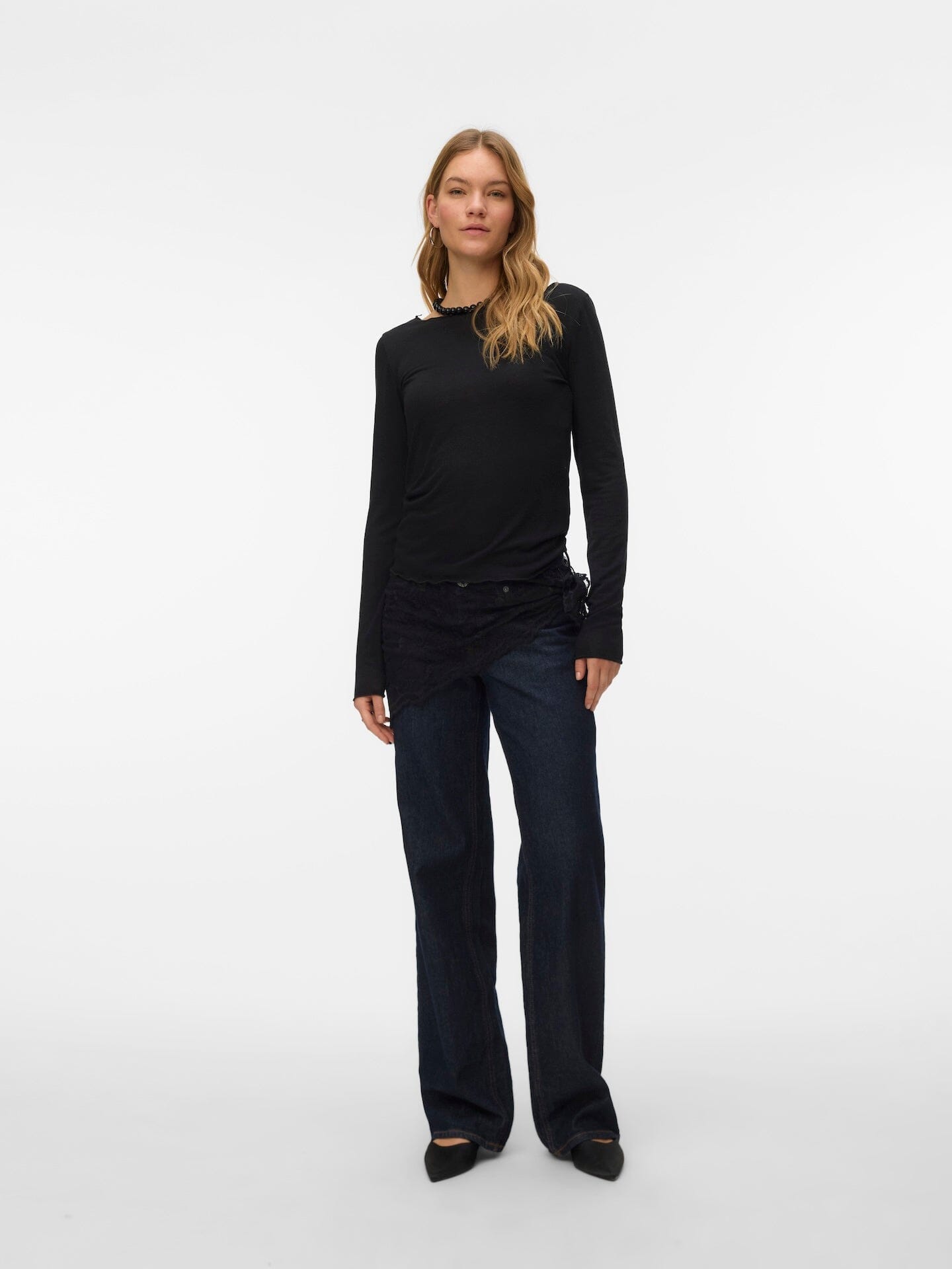 Glesha Boatneck Top | Black Shirts & Tops Aware 