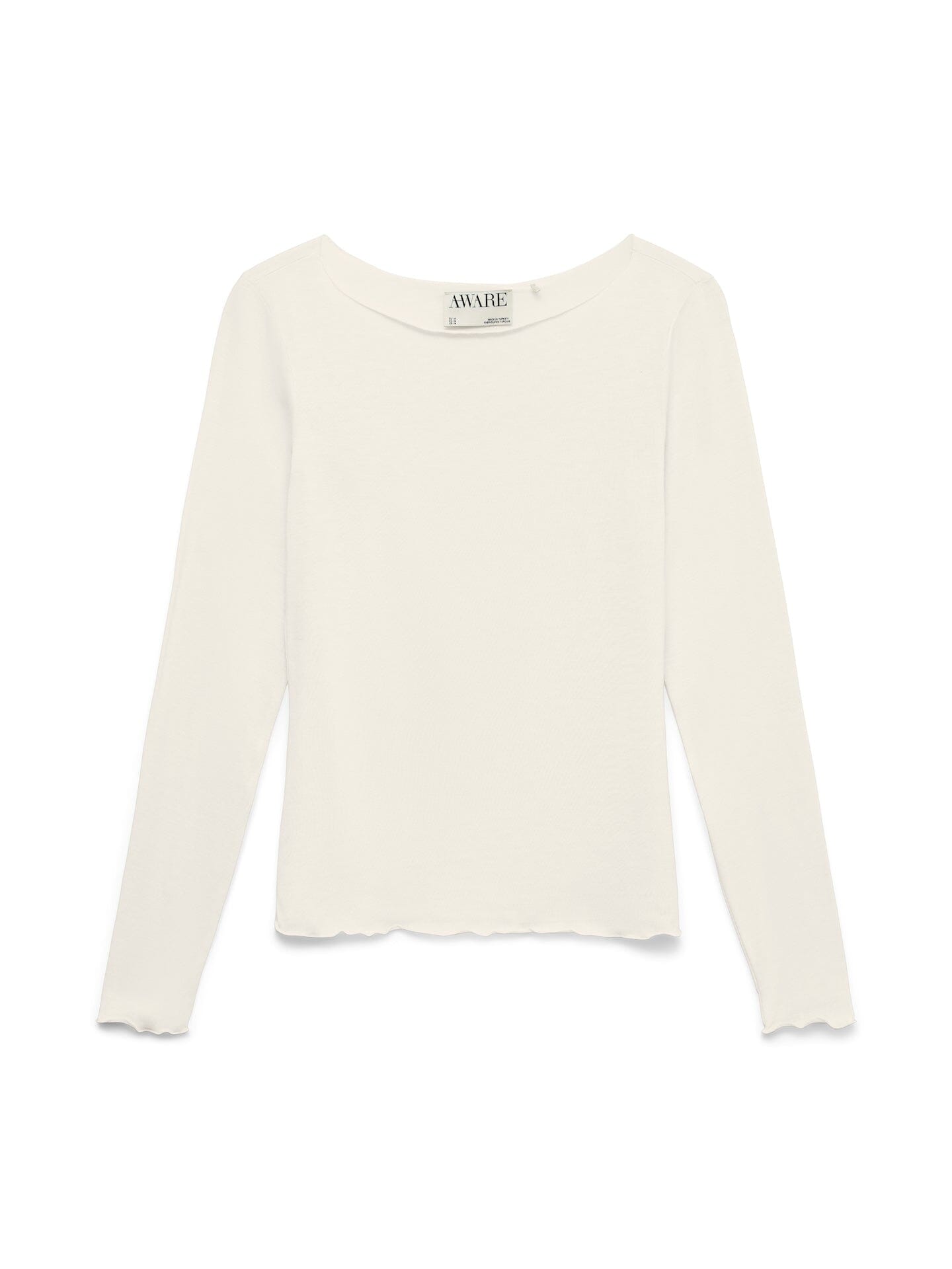 Glesha Boatneck Top | Bone White Shirts & Tops Aware 