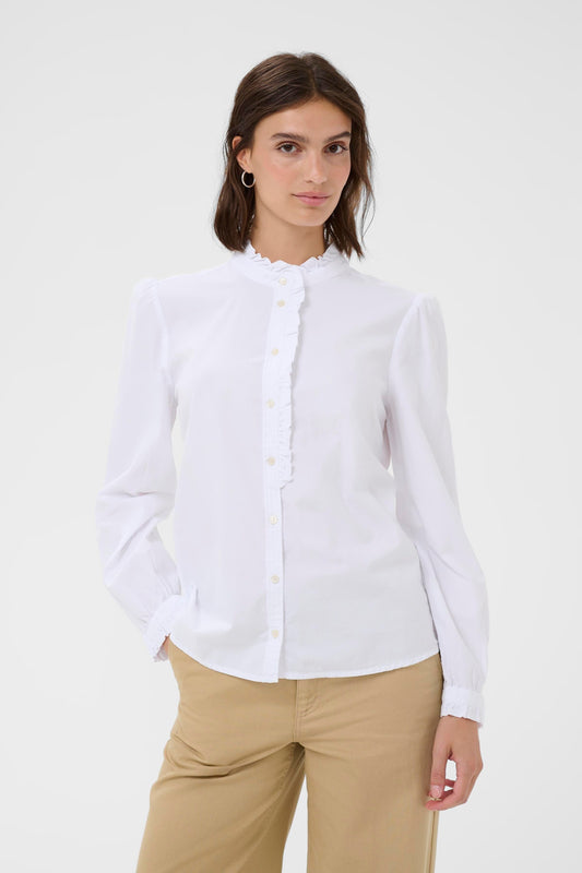 Glessia Shirt | Bright White Top Part Two 