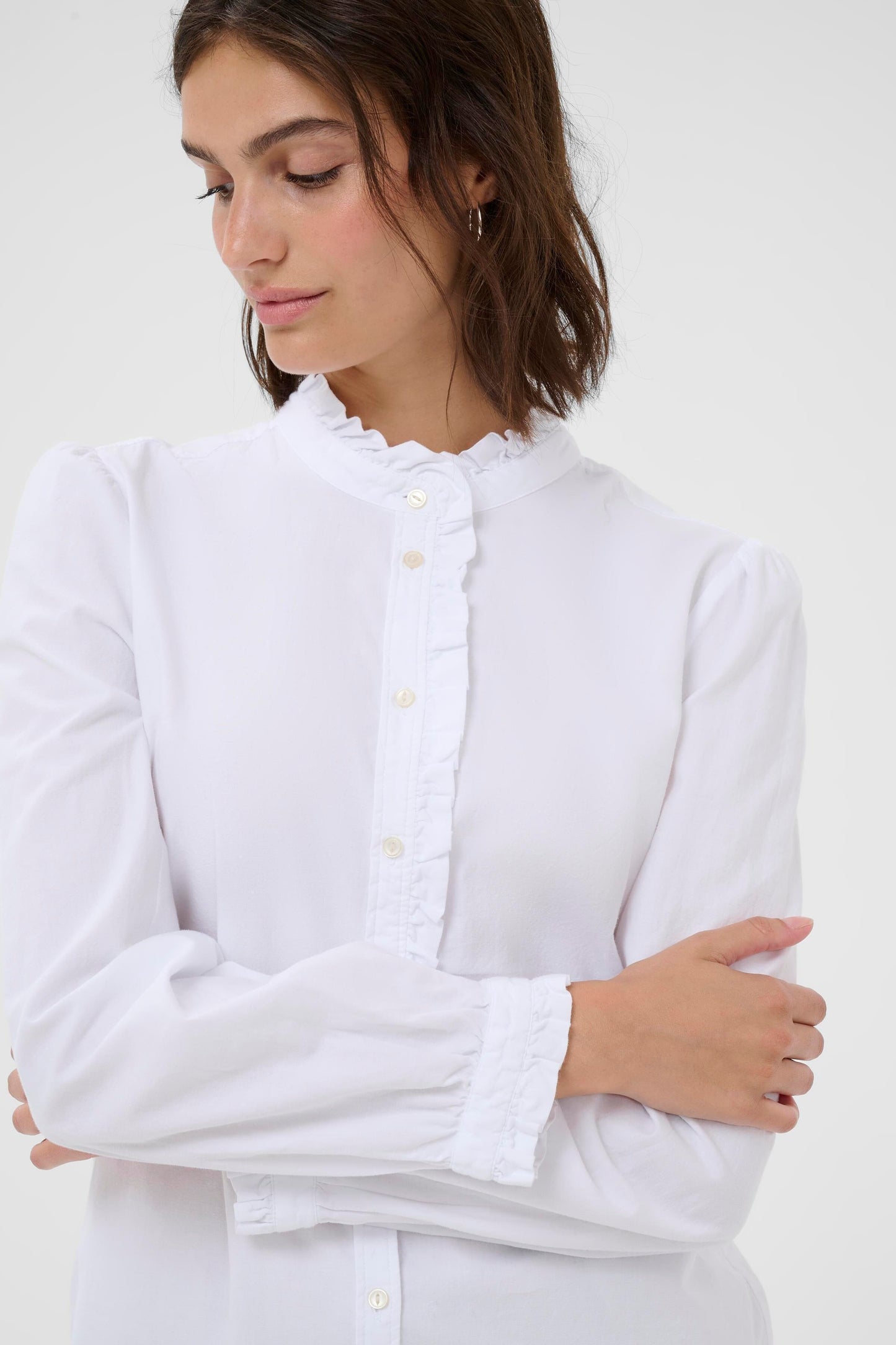 Glessia Shirt | Bright White Top Part Two 