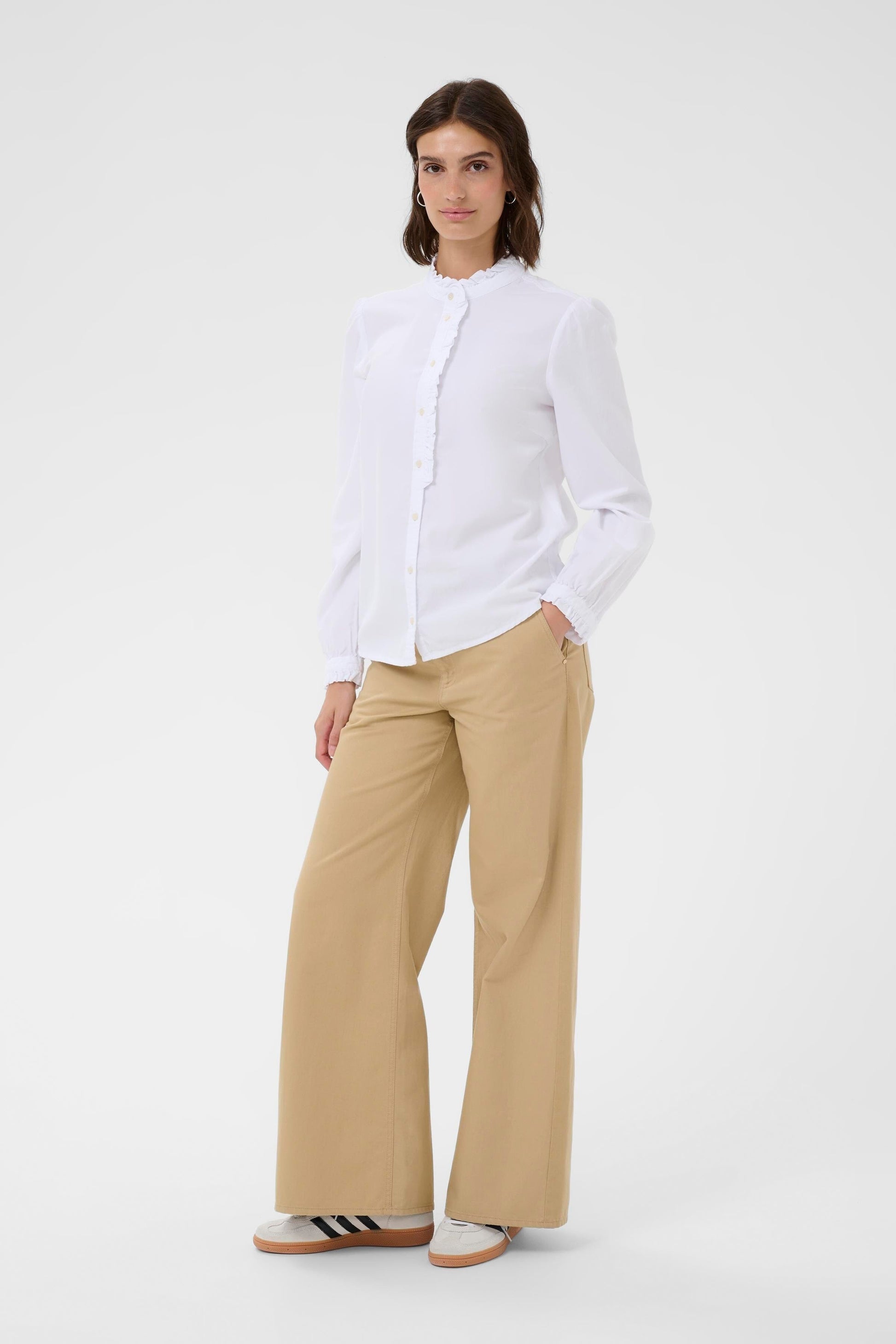 Glessia Shirt | Bright White Top Part Two 