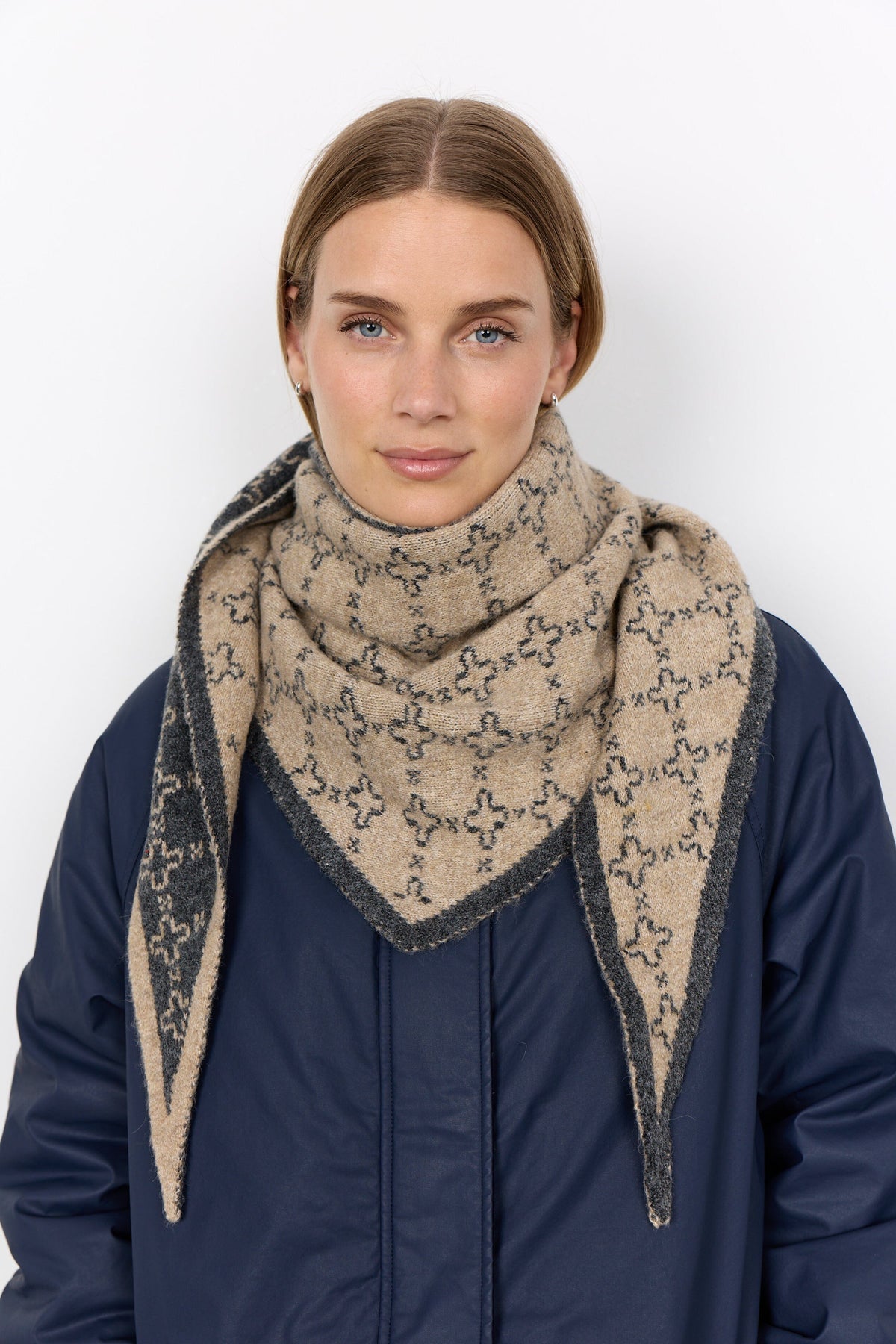 Golly Scarf | Camel Melange Scarves Soya Concept 