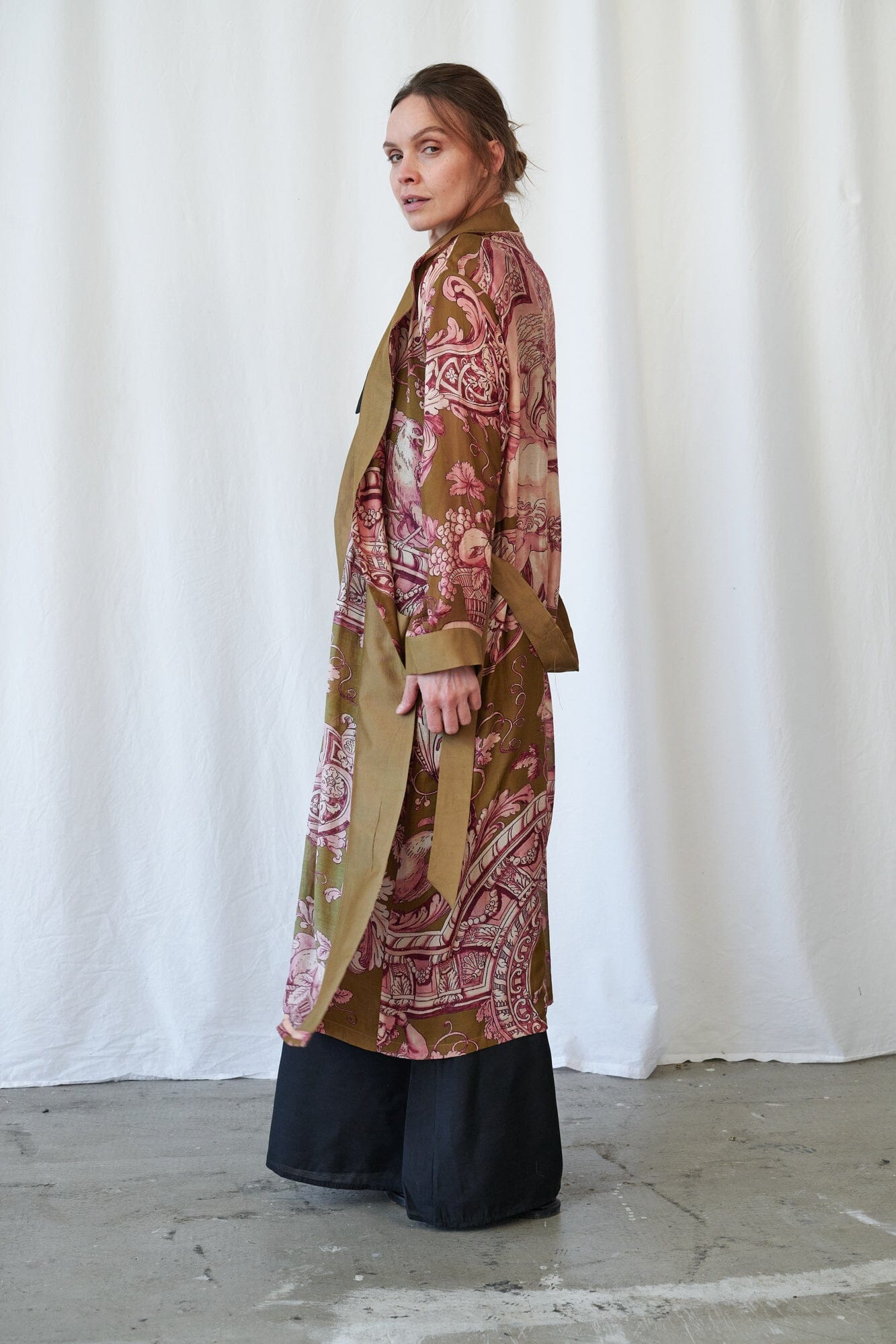 Gown | Angels | Olive Dressing Gown One Hundred Stars 