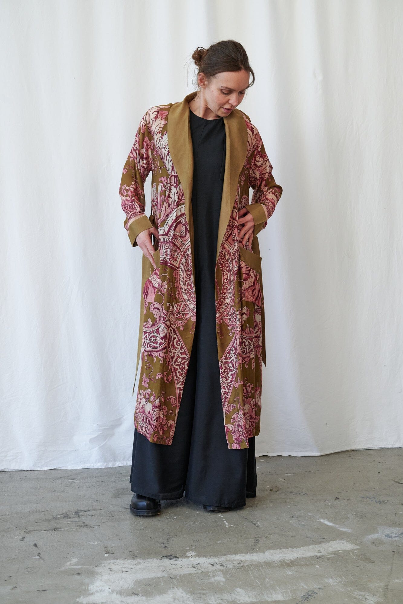 Gown | Angels | Olive Dressing Gown One Hundred Stars 