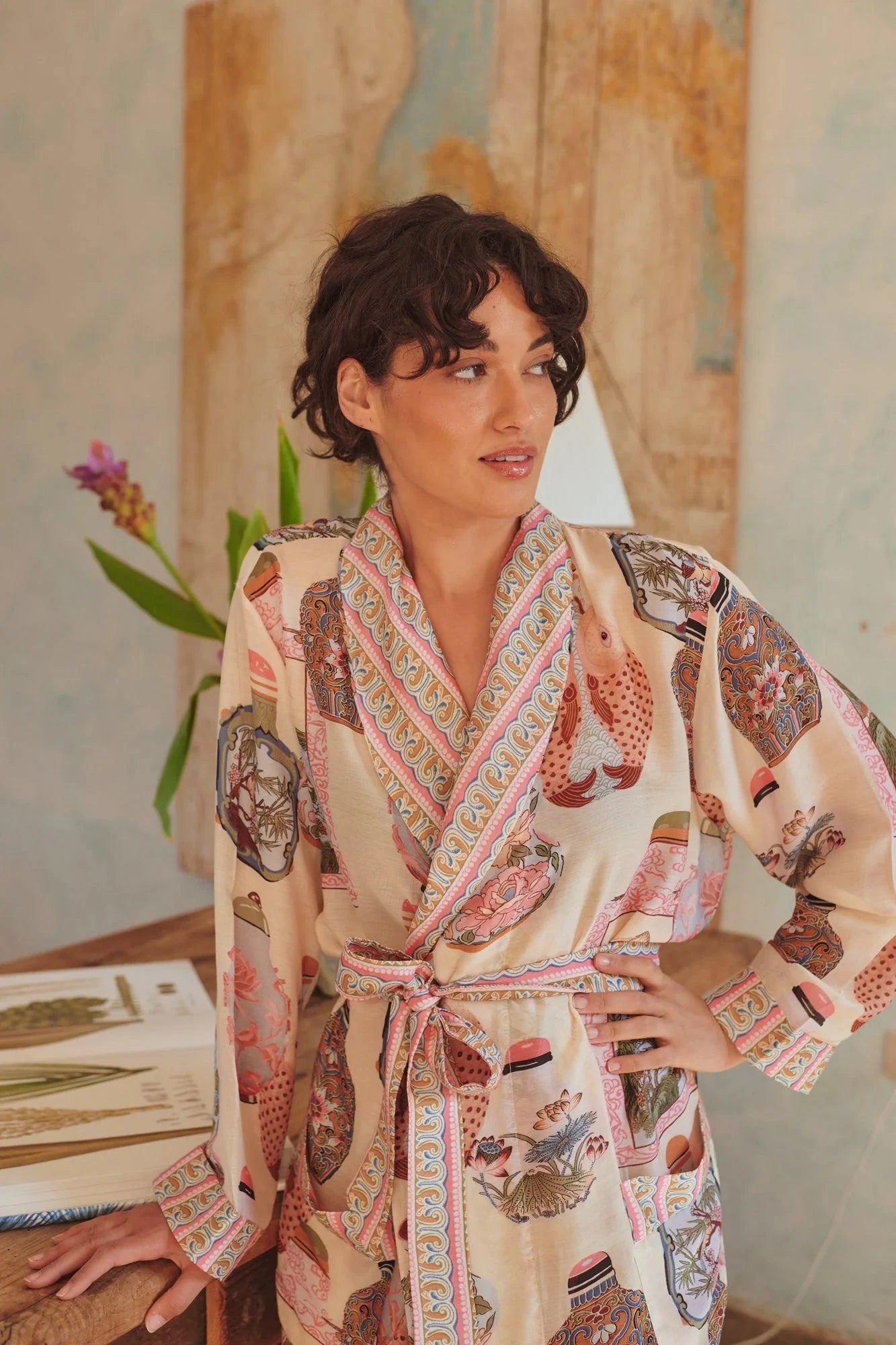 Gown | Perfume Bottles | Blush Dressing Gown One Hundred Stars 