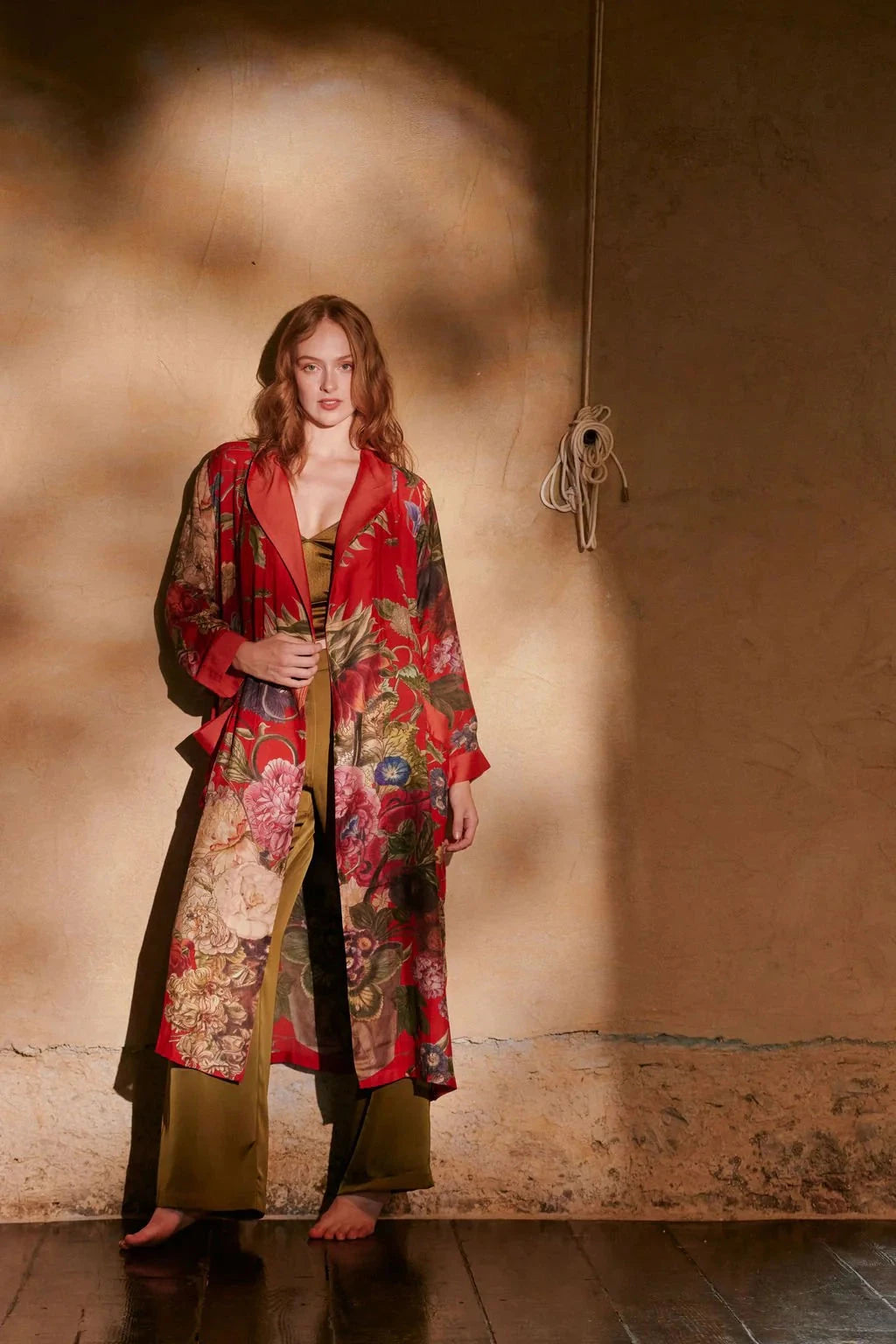 Gown | Primula Berry Dressing Gown One Hundred Stars 
