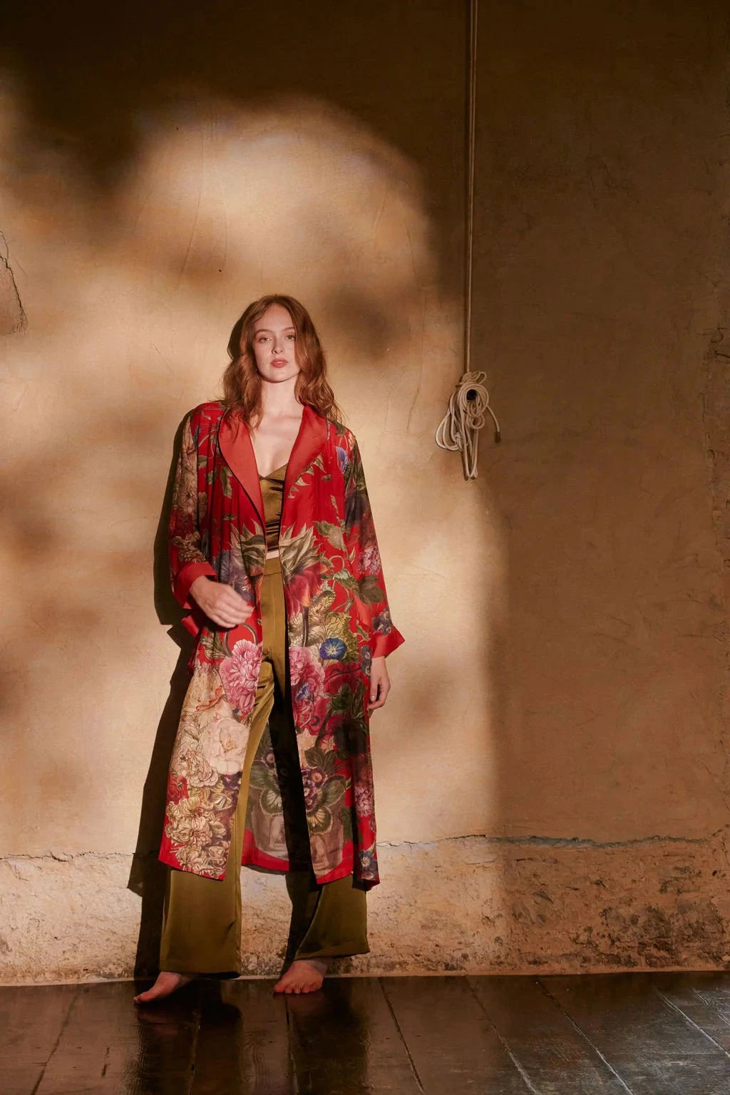 Gown | Primula Berry Dressing Gown One Hundred Stars 