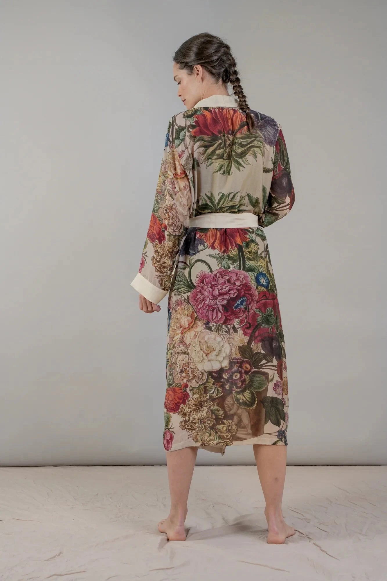 Gown | Primula Stone Dressing Gown One Hundred Stars 