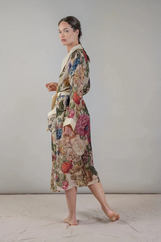 Gown | Primula Stone Dressing Gown One Hundred Stars 